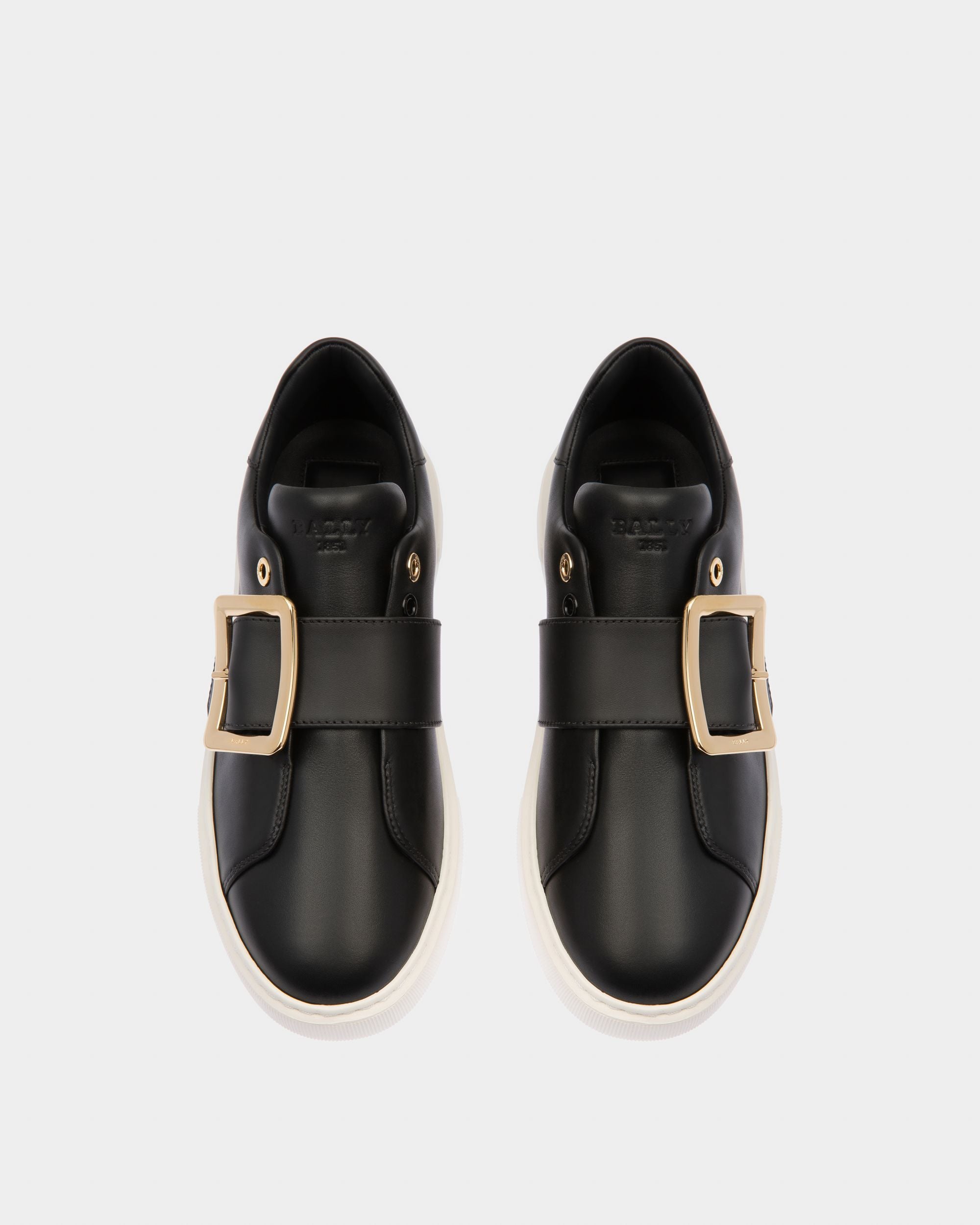Misty Sneaker In Pelle Nera - Donna - Bally - 02