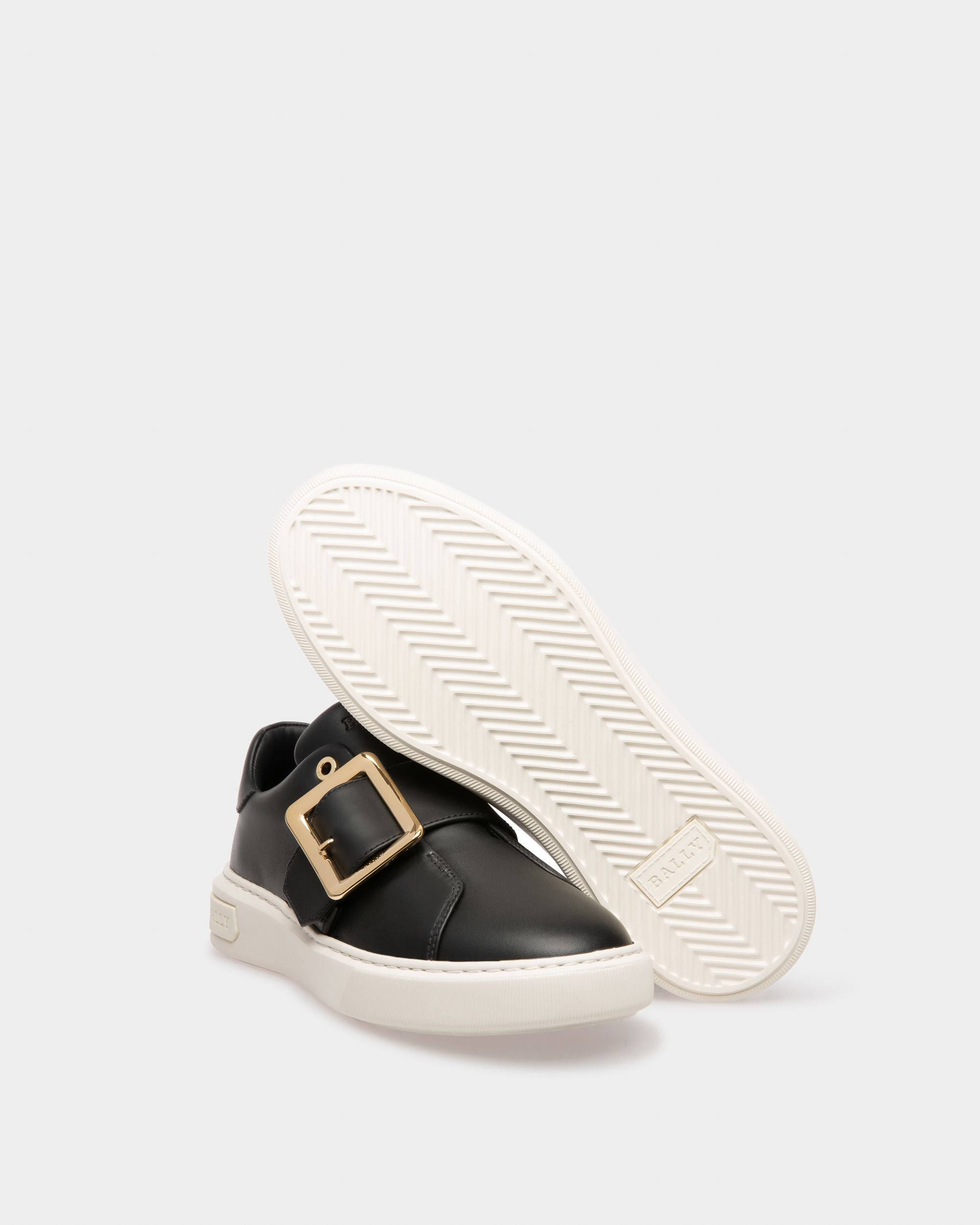 Misty Sneaker In Pelle Nera - Donna - Bally - 04