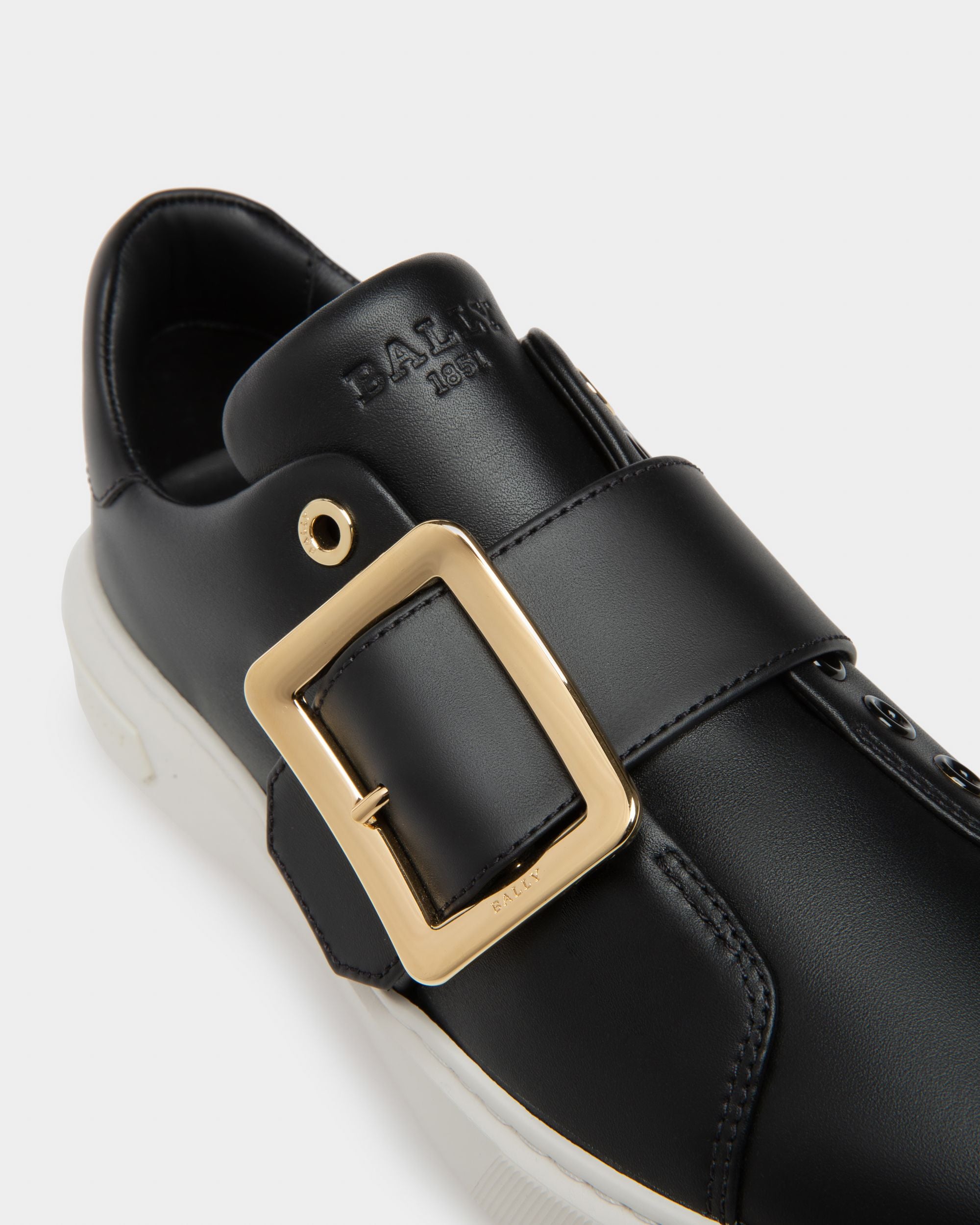 Misty Sneaker In Pelle Nera - Donna - Bally - 05