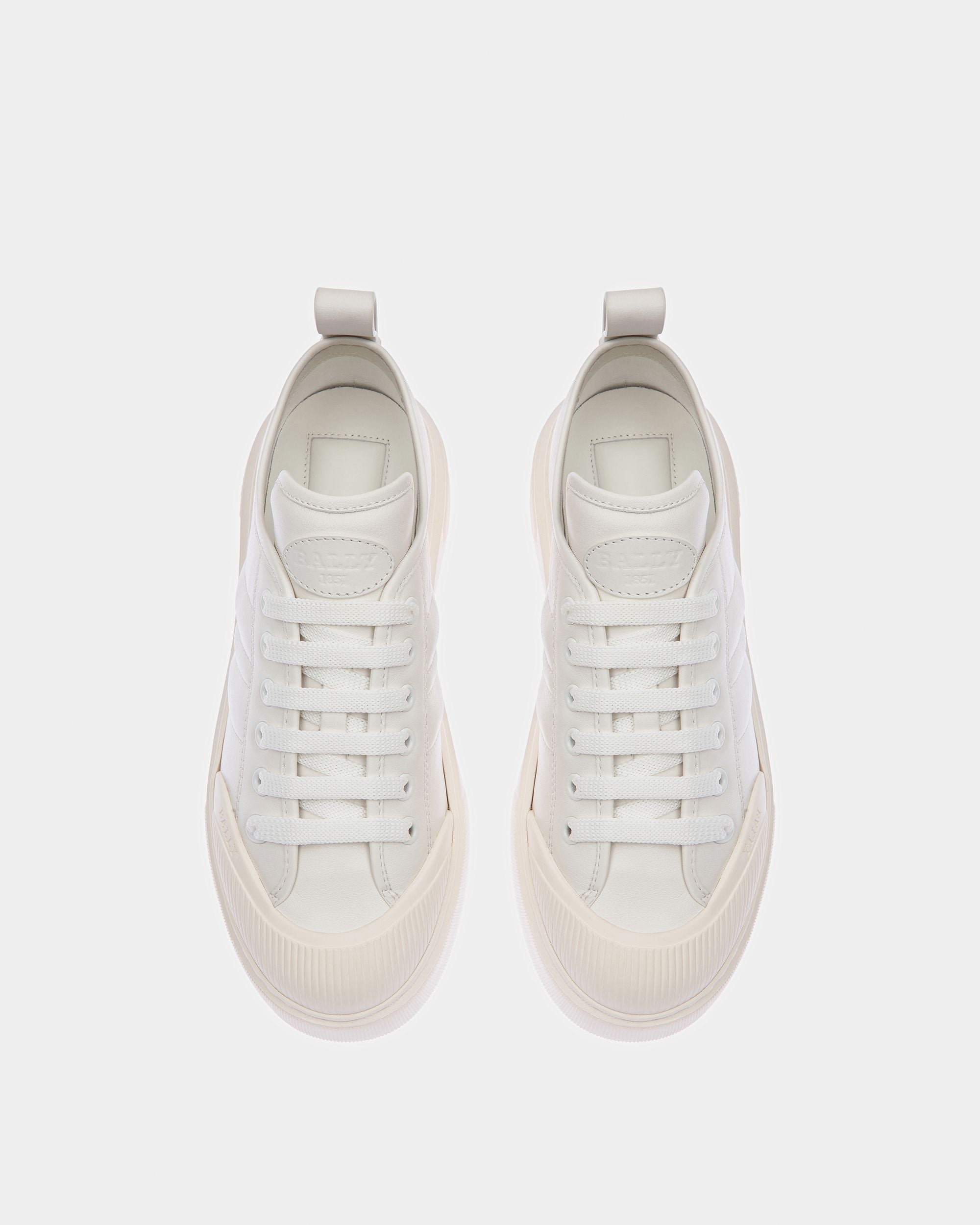 Medyn Sneakers En Cuir Blanc - Femme - Bally - 02