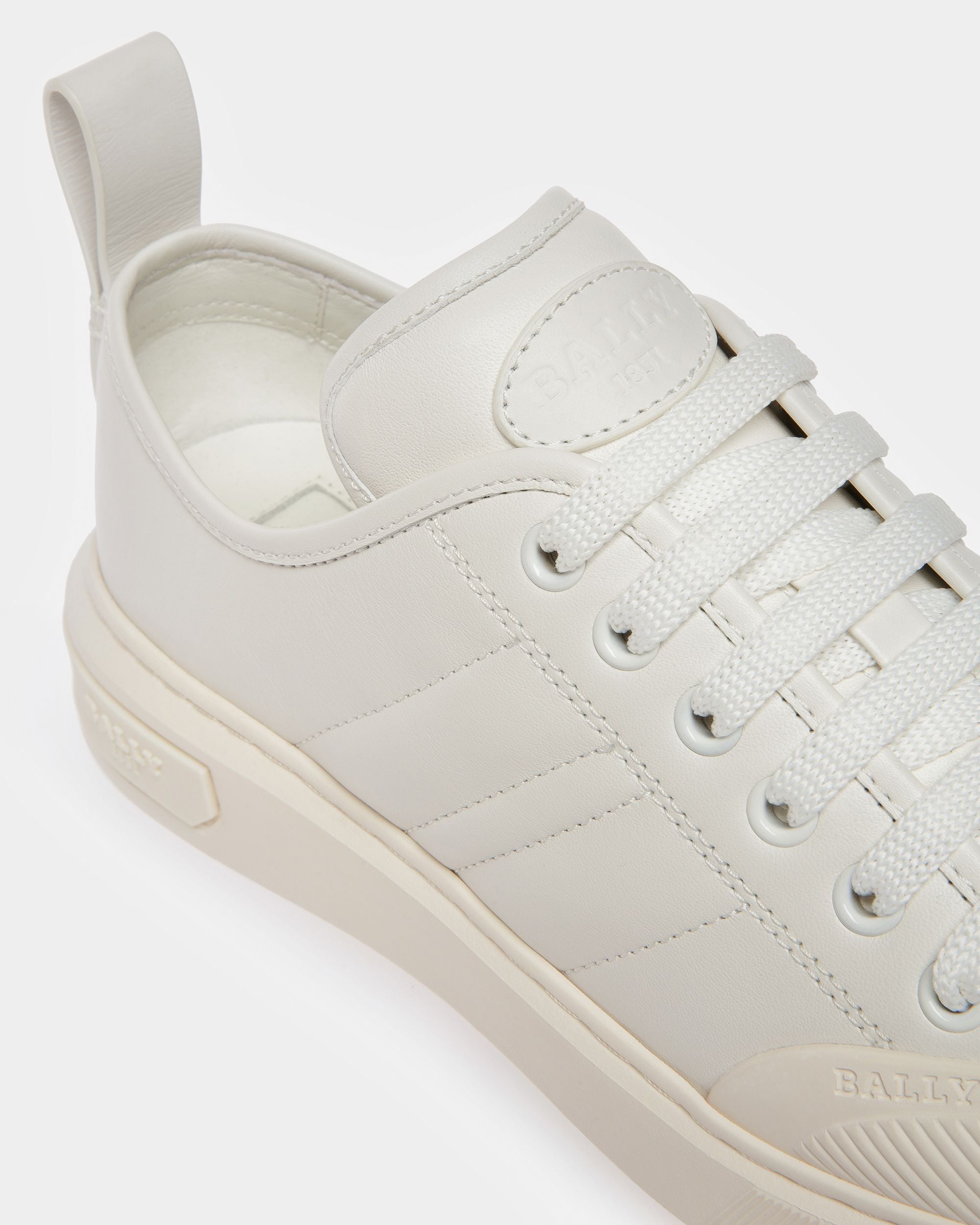 Medyn Sneakers En Cuir Blanc - Femme - Bally - 06