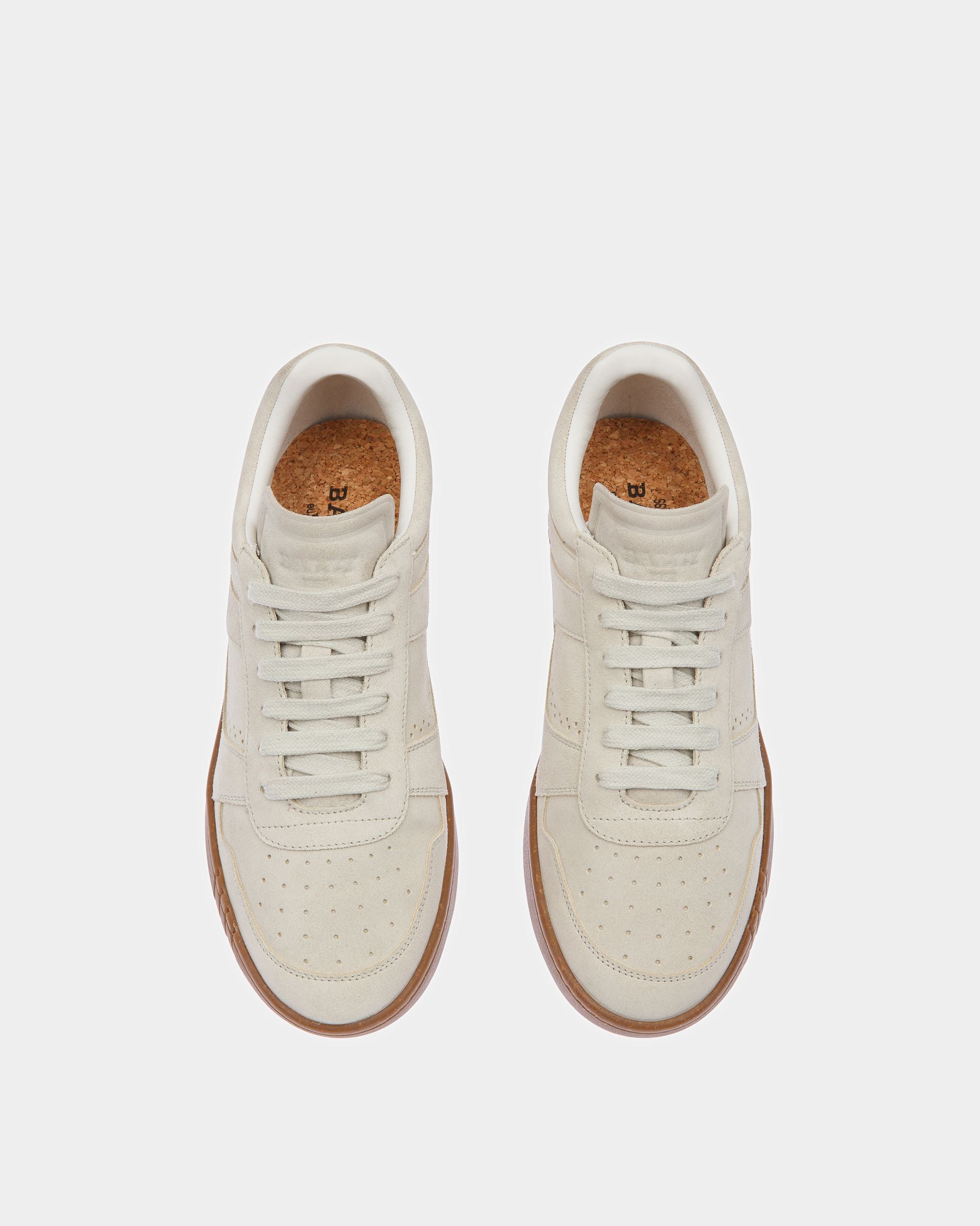 Weky Sneaker In Pelle Bianco Cipria - Donna - Bally - 02