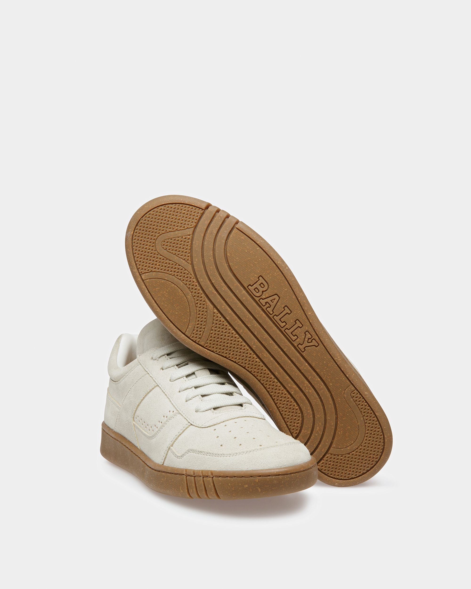 Weky Sneaker In Pelle Bianco Cipria - Donna - Bally - 05
