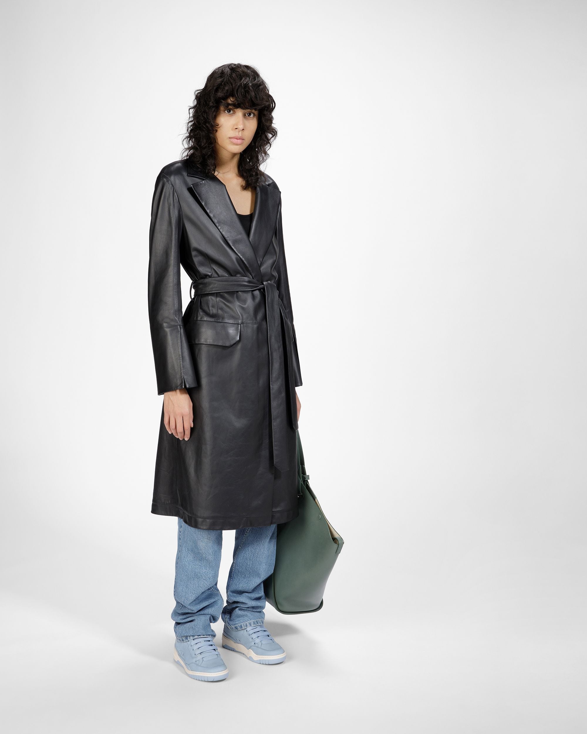 Kiro Sneakers En Cuir Bleu Clair - Femme - Bally - 03