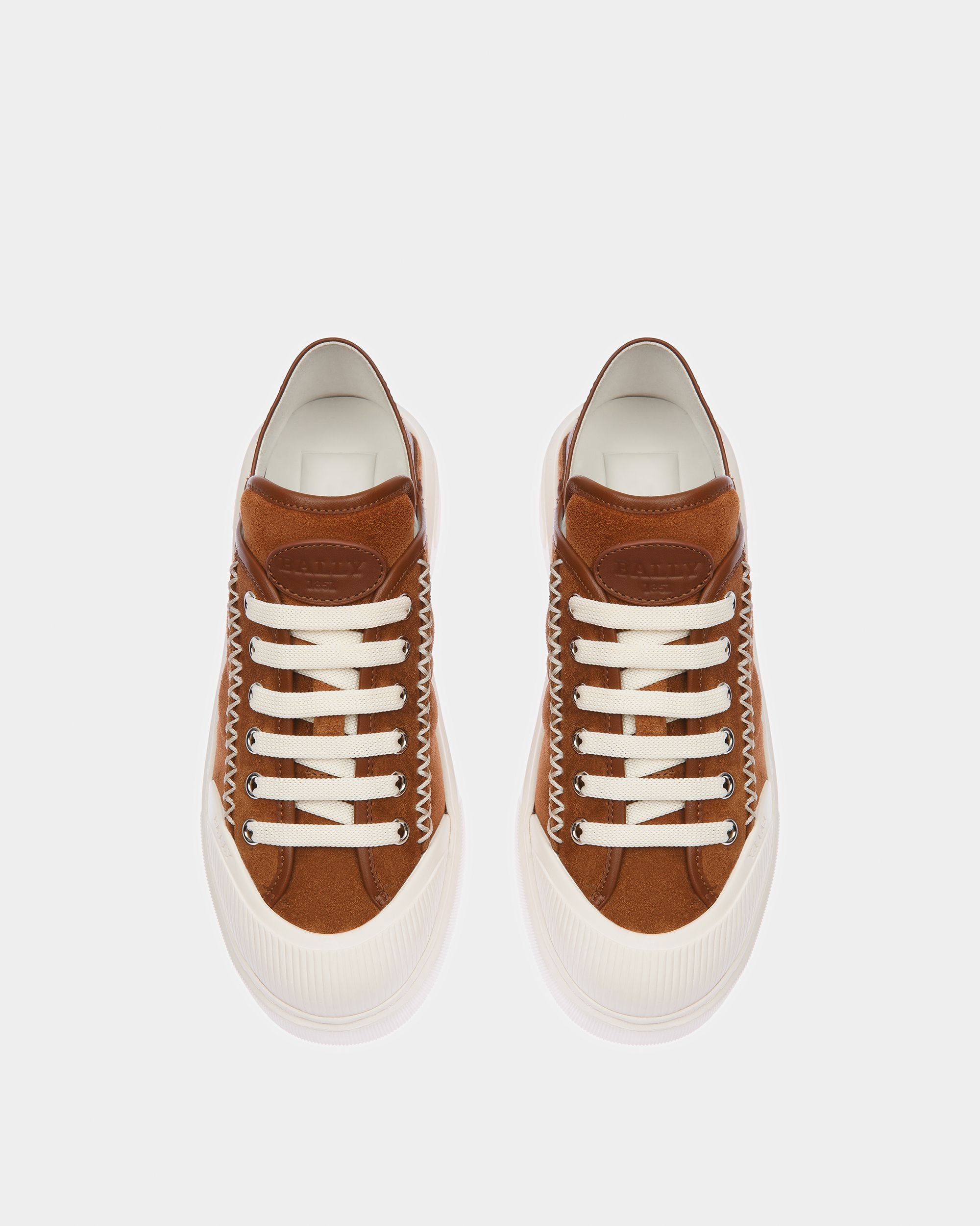 Marily Sneakers En Daim Marron - Femme - Bally - 02