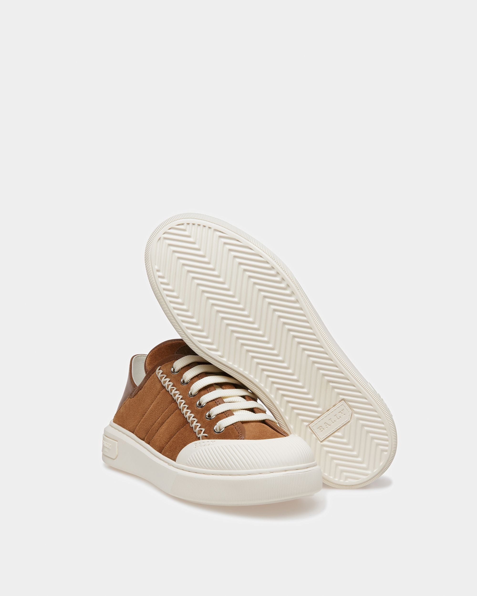Marily Sneakers En Daim Marron - Femme - Bally - 05