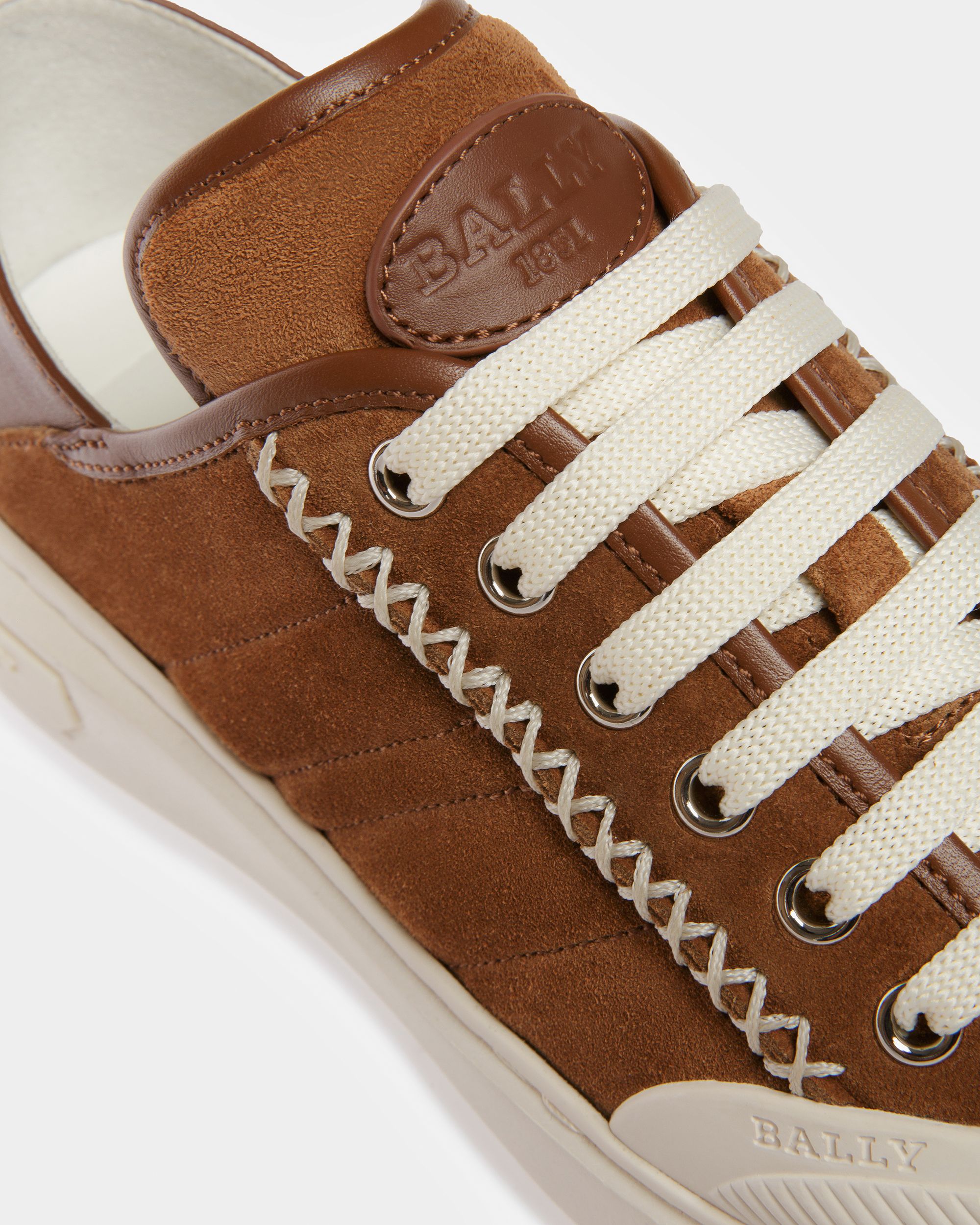 Marily Sneakers En Daim Marron - Femme - Bally - 06