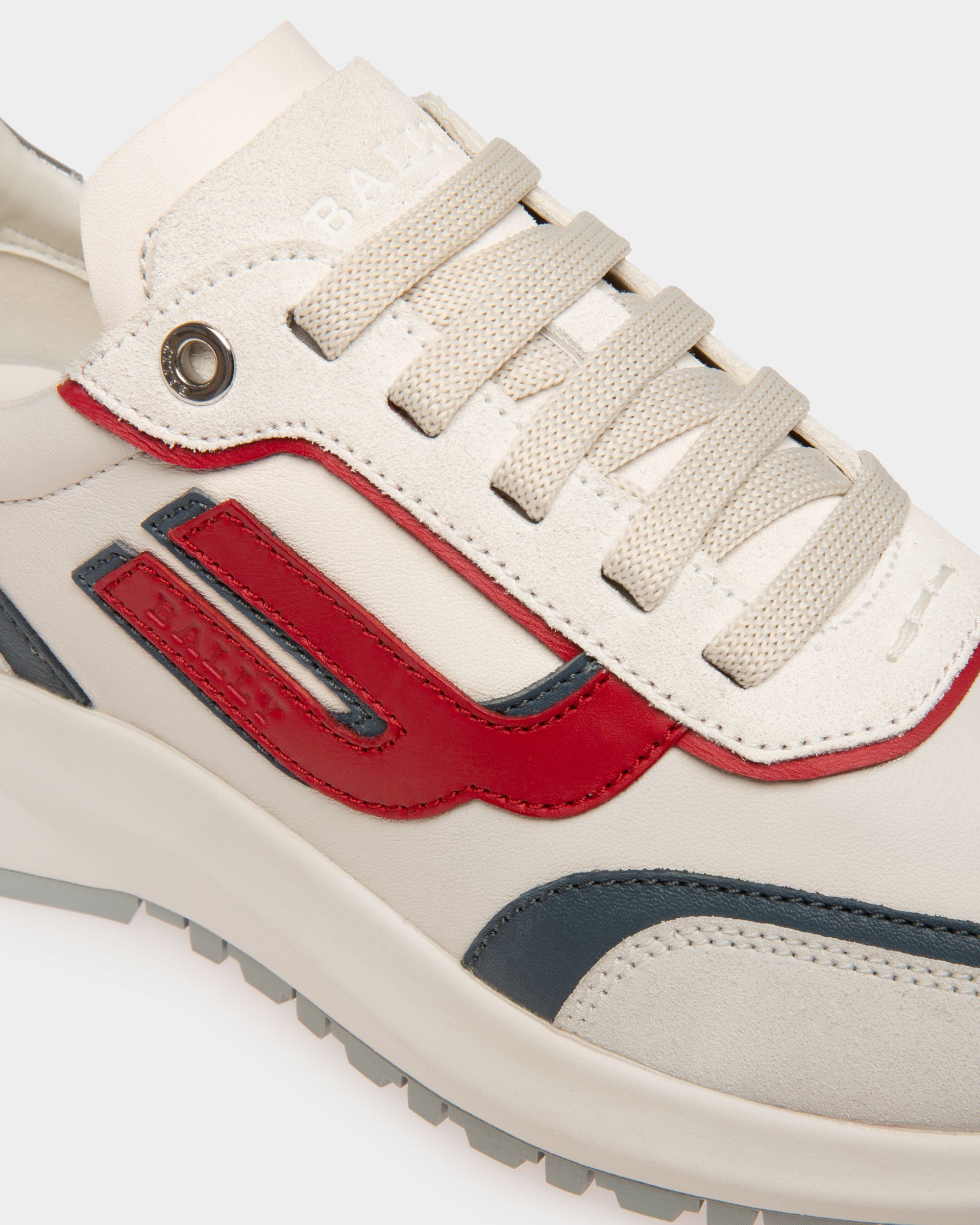 Demmy Sneakers En Cuir Blanc - Femme - Bally - 06