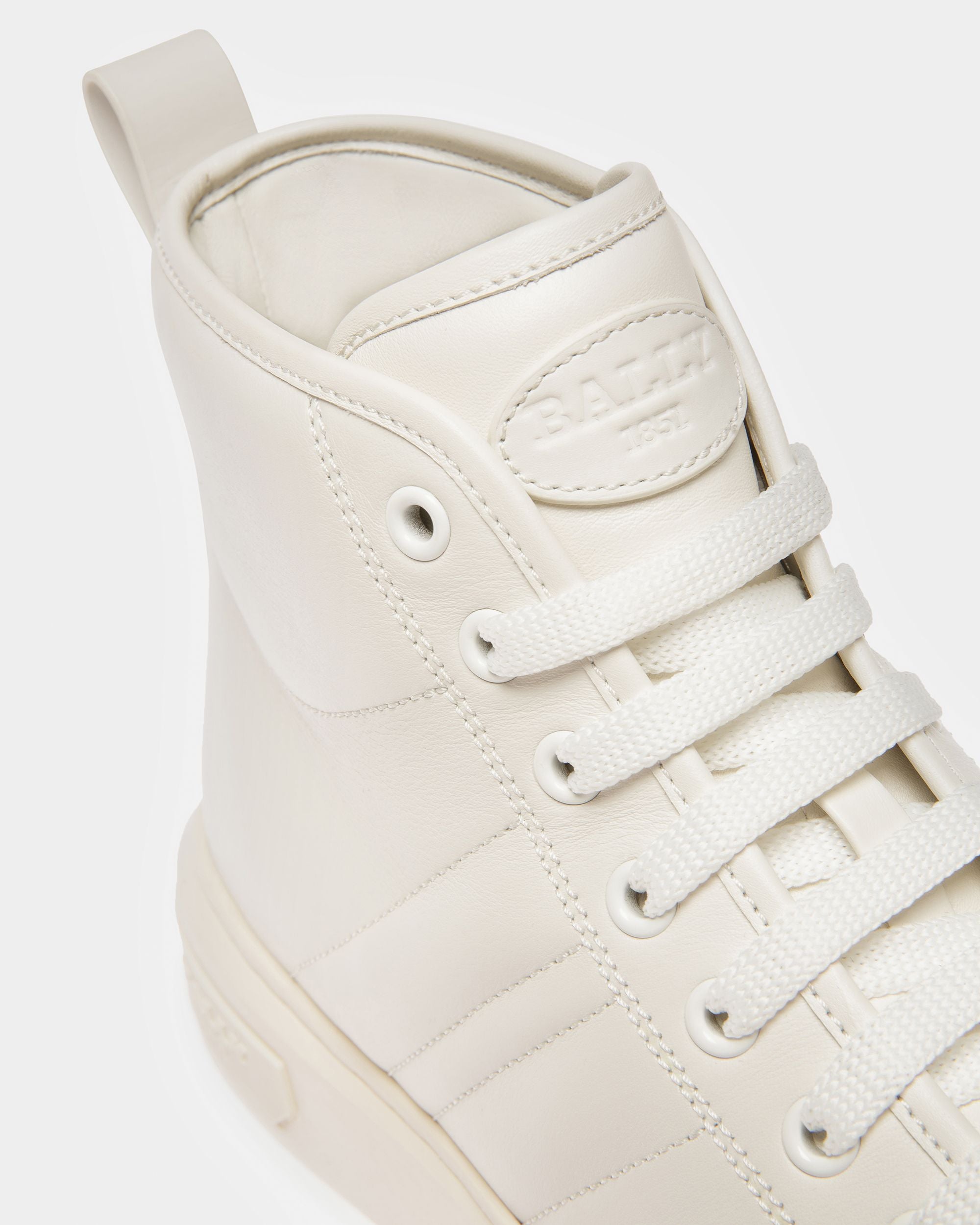 Maren Sneakers En Cuir Blanc - Femme - Bally - 05