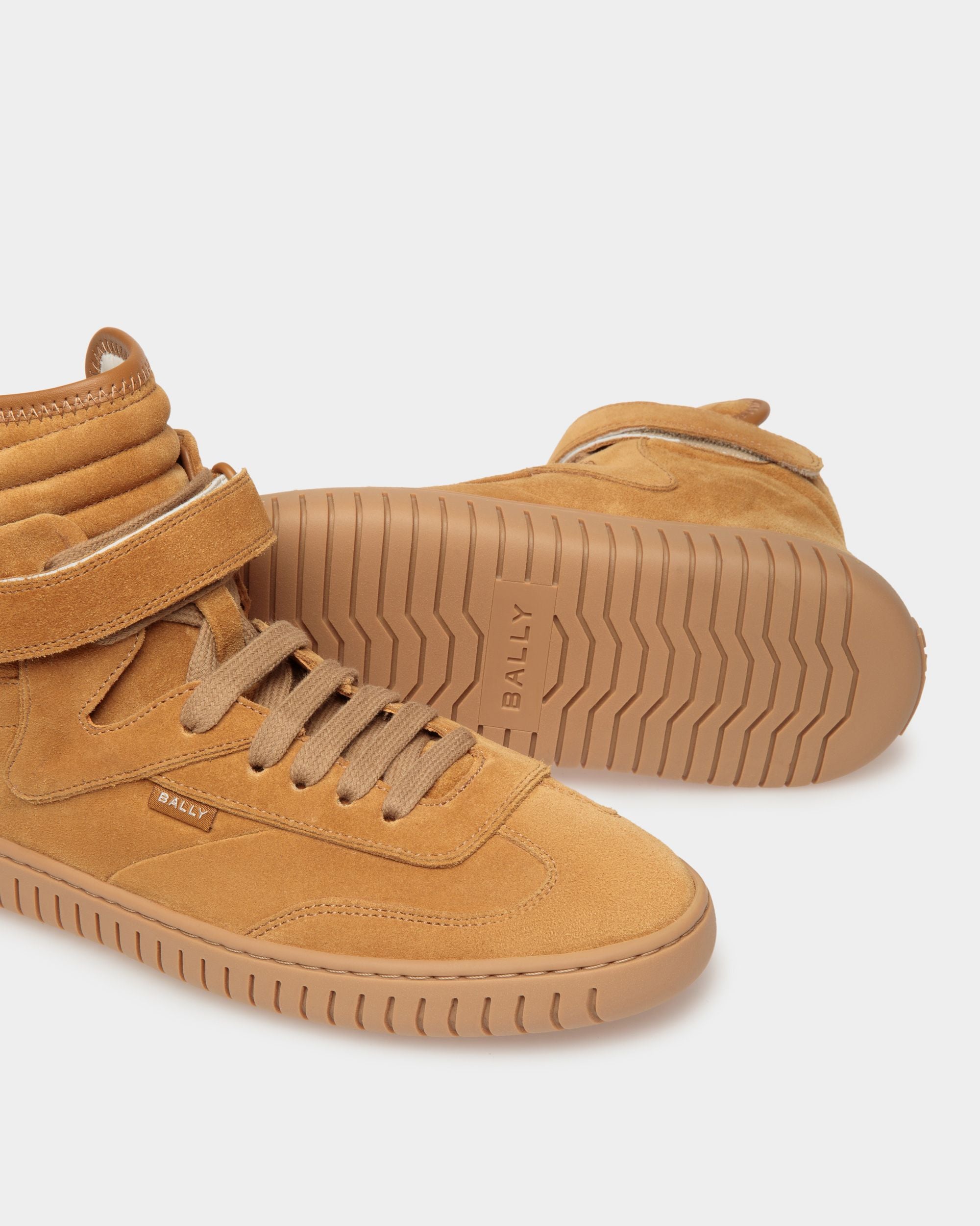 Player Sneaker Aus Leder In Desert Und Bernstein - Damen - Bally - 04
