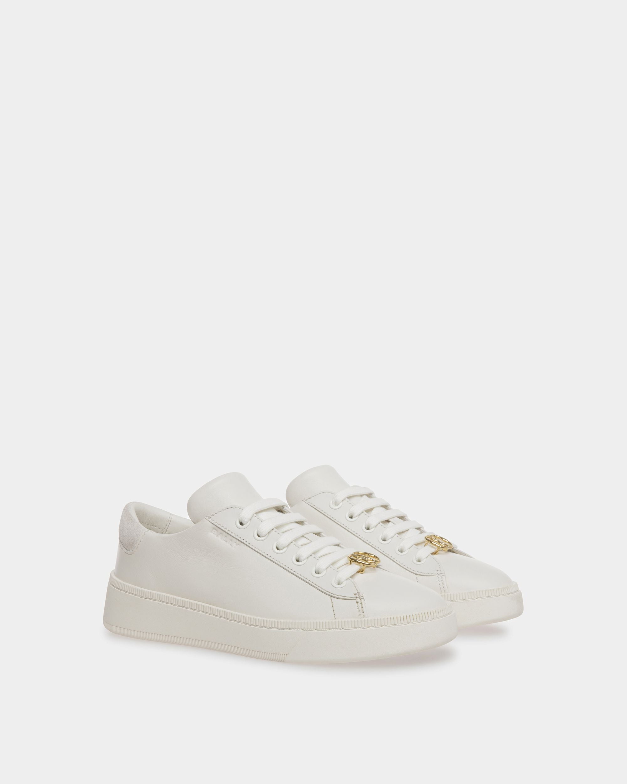 Raise Sneaker Aus weißem Leder - Damen - Bally - 03