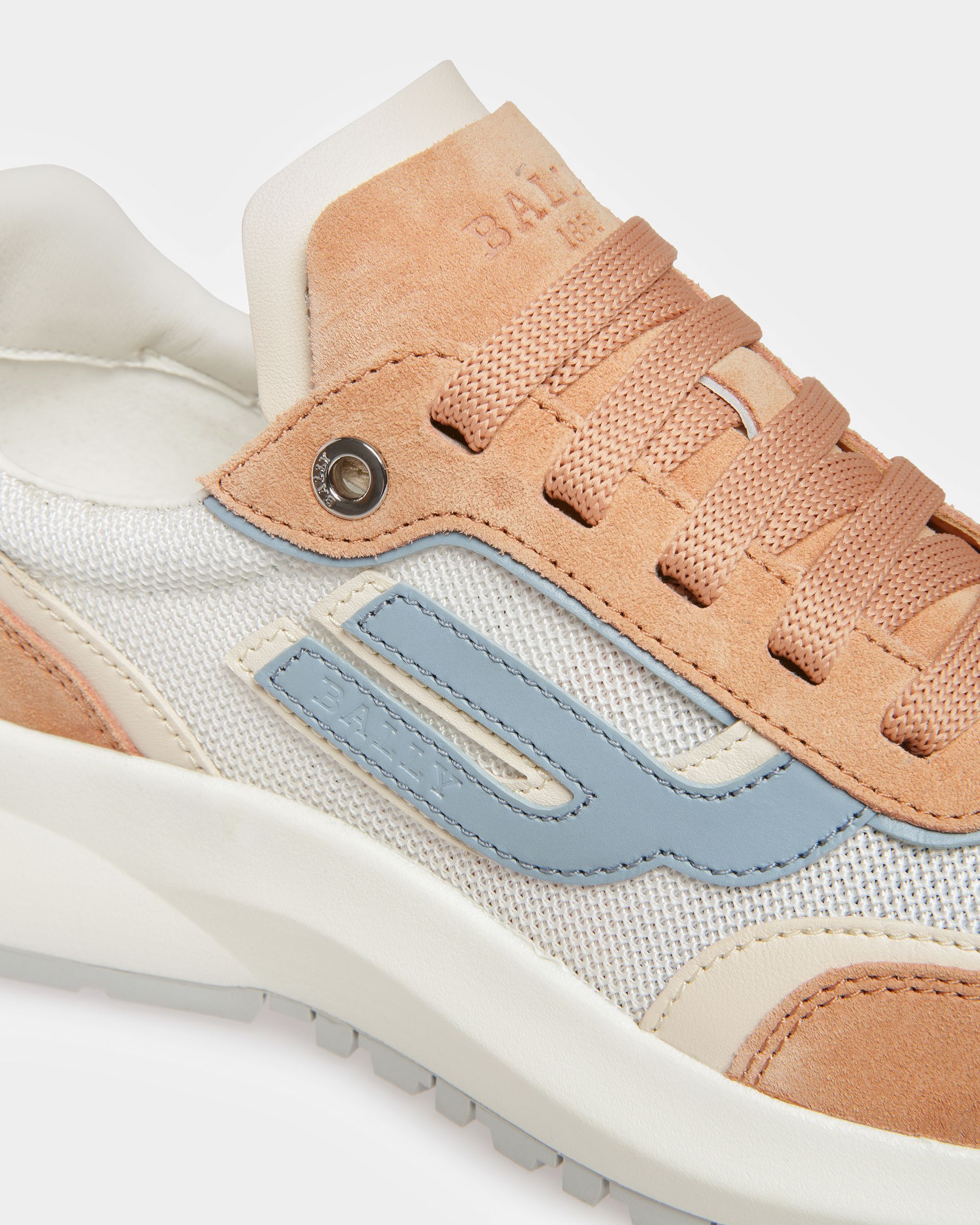 Demmy Sneakers Aus Leder Und Textil In Pfirsich - Damen - Bally - 06