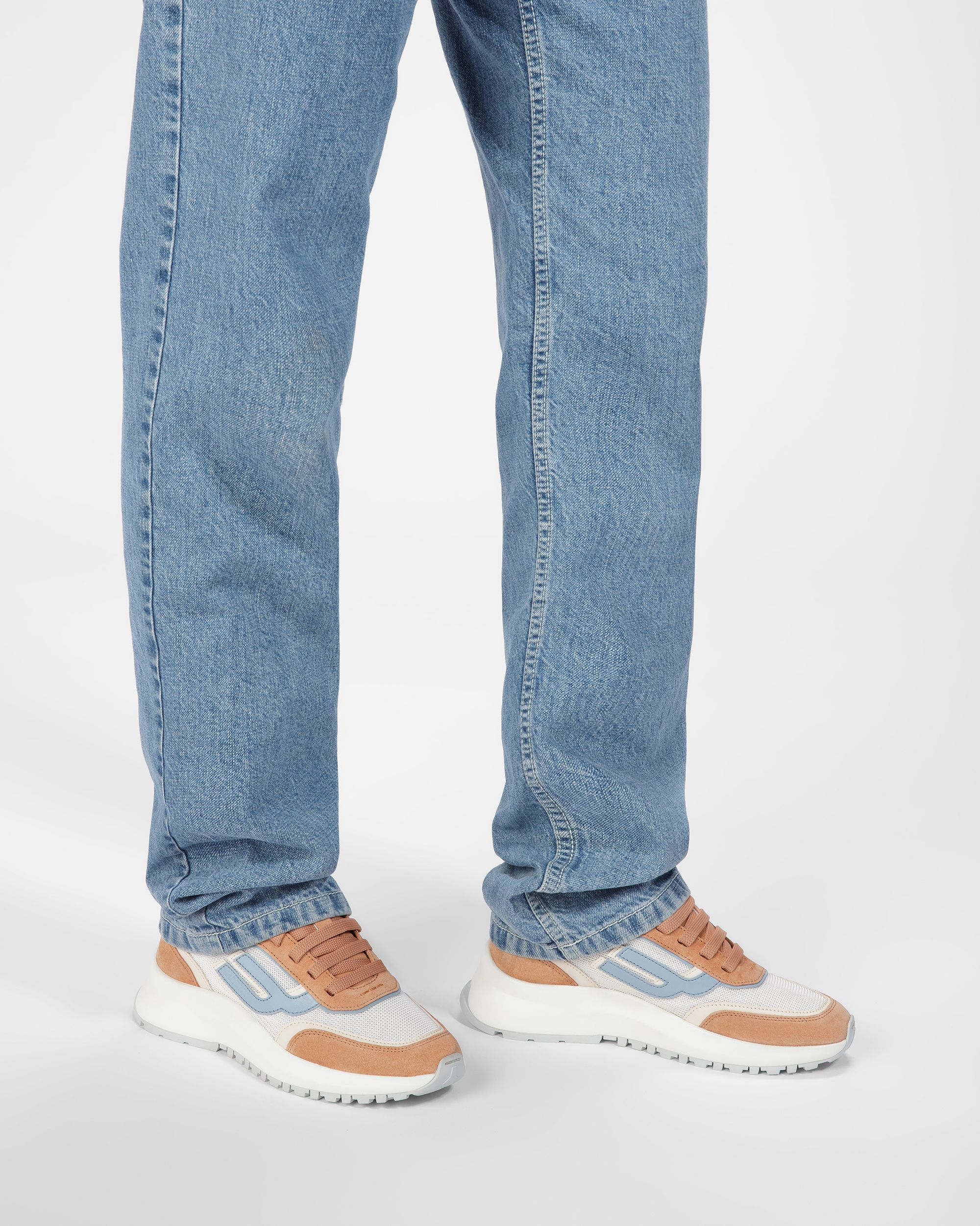 Demmy Sneakers Aus Leder Und Textil In Pfirsich - Damen - Bally - 07