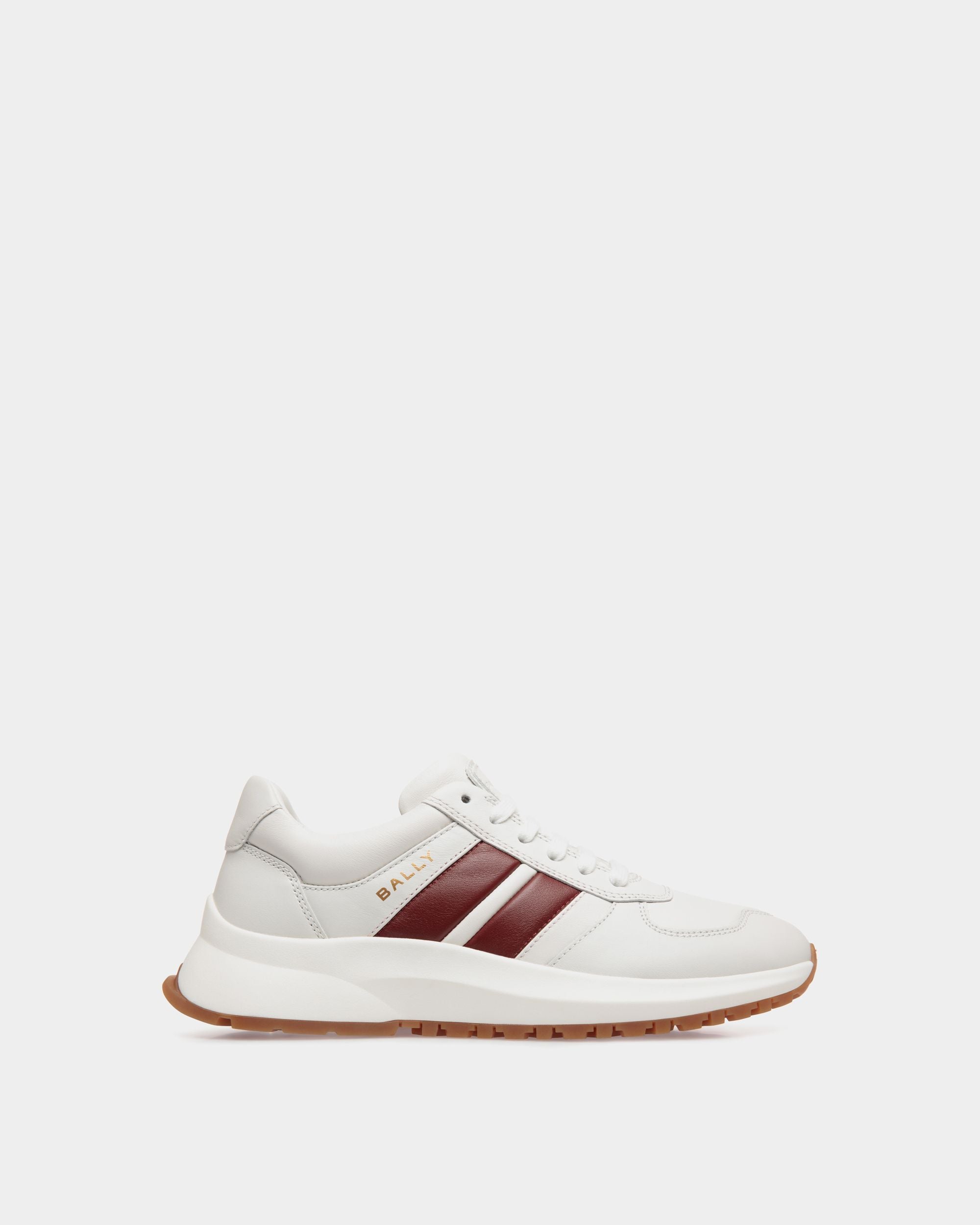 Outline Sneaker In White  Leather - Damen - Bally - 01