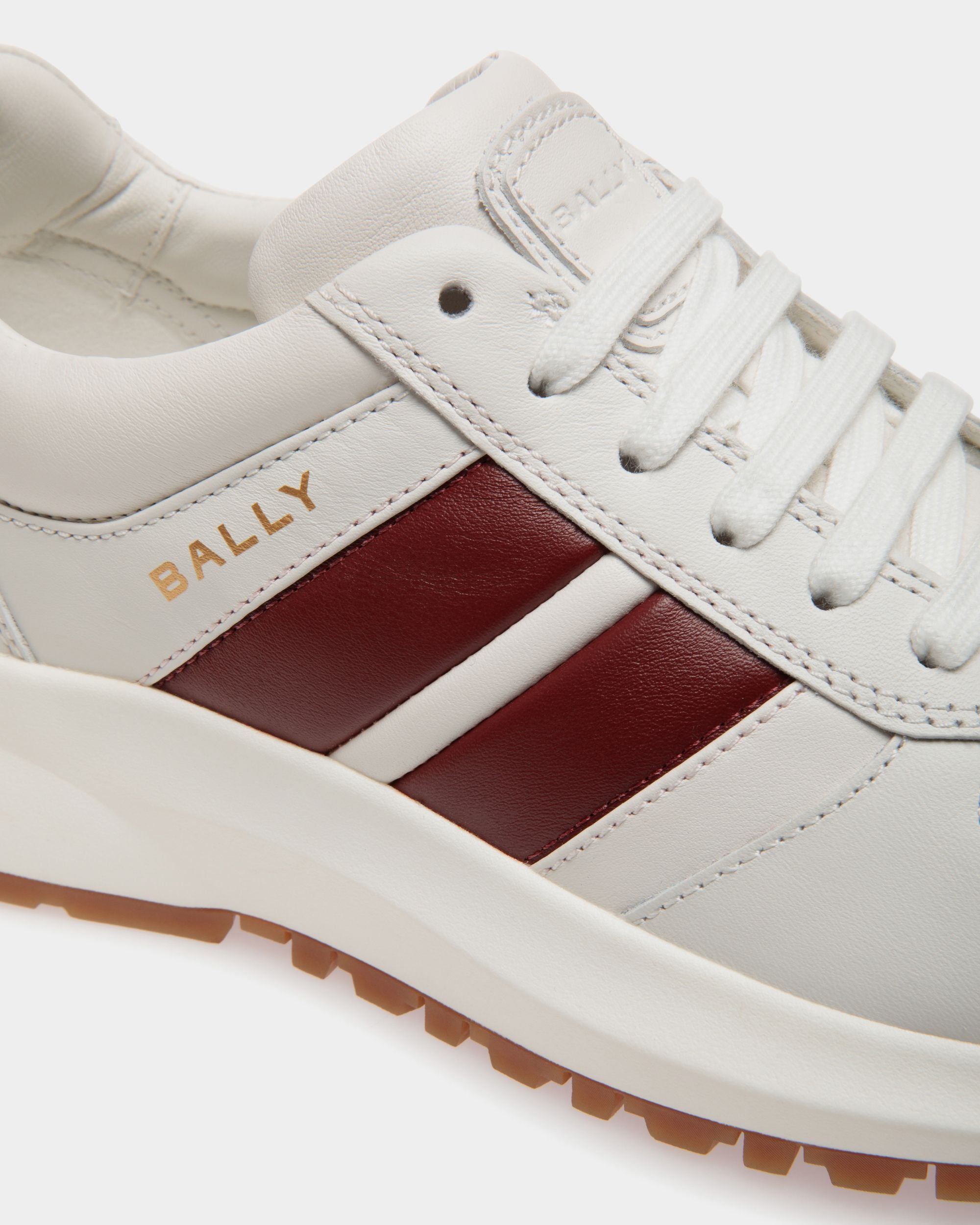 Outline Sneaker In White  Leather - Damen - Bally - 05