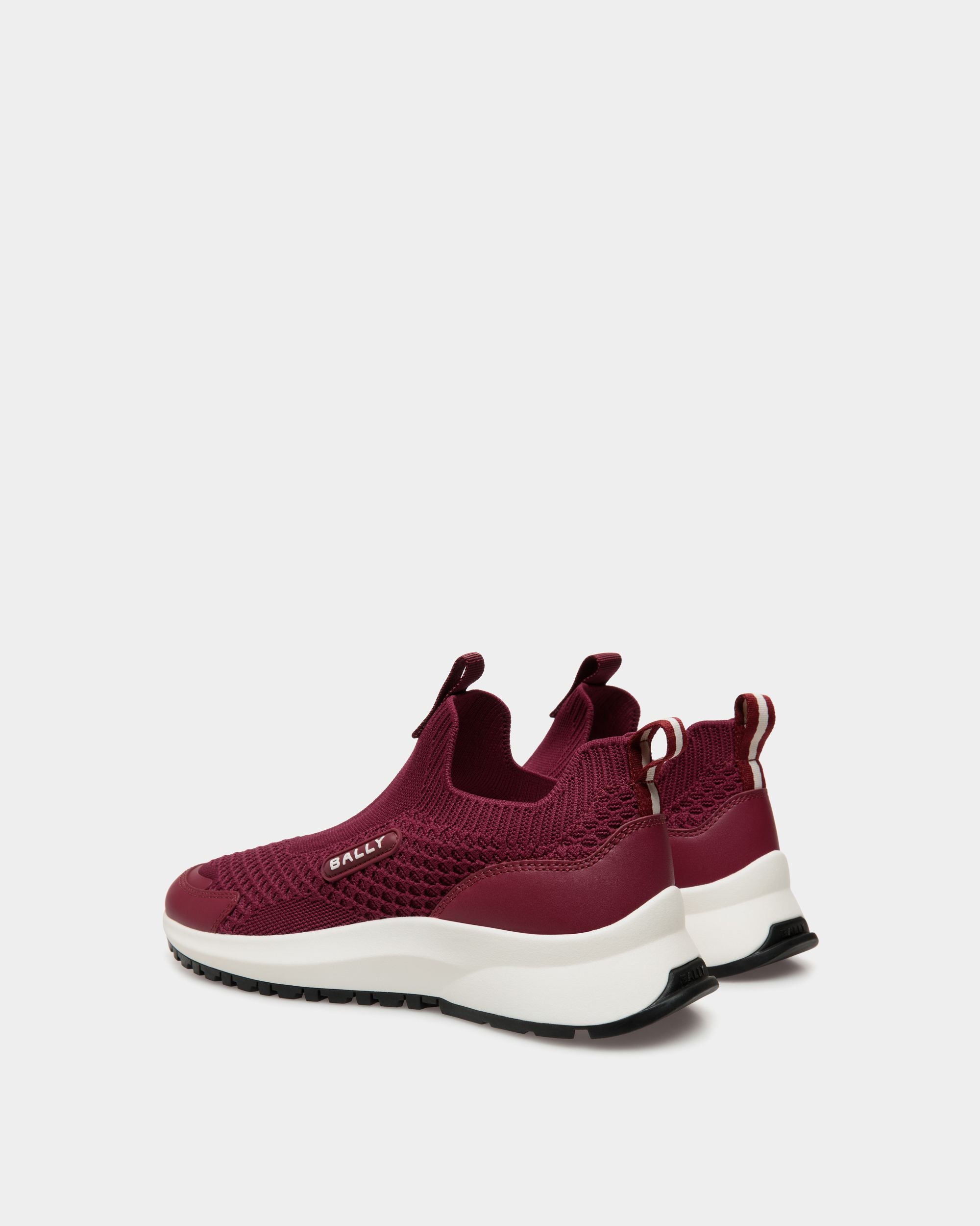 Sneaker Outline En Maille Cinnabar - Femme - Bally - 03