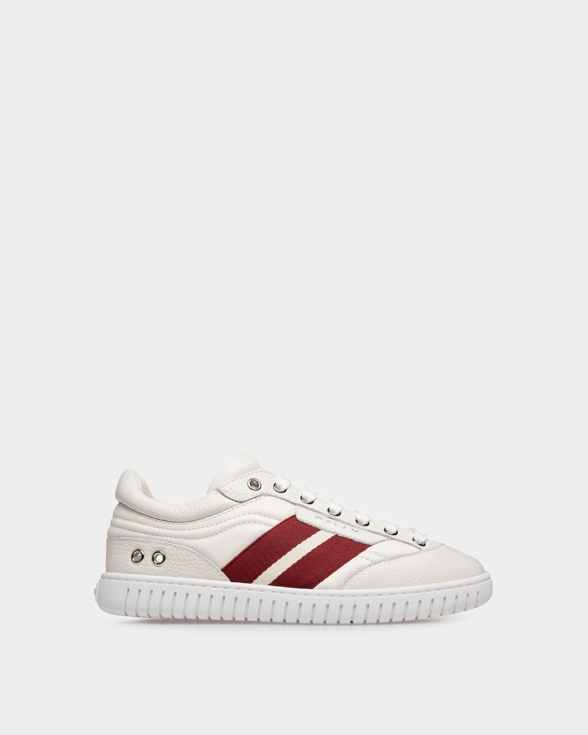 Player Sneaker Aus Leder In Weiß - Damen - Bally - 01