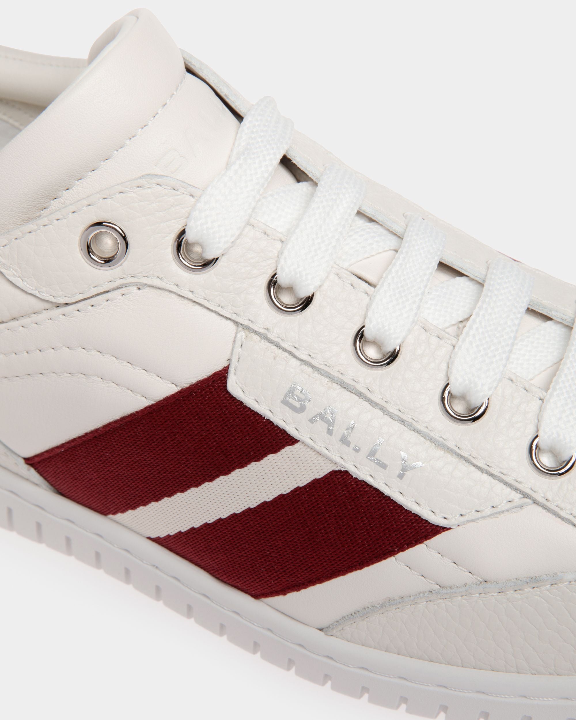 Player Sneaker Aus Leder In Weiß - Damen - Bally - 05