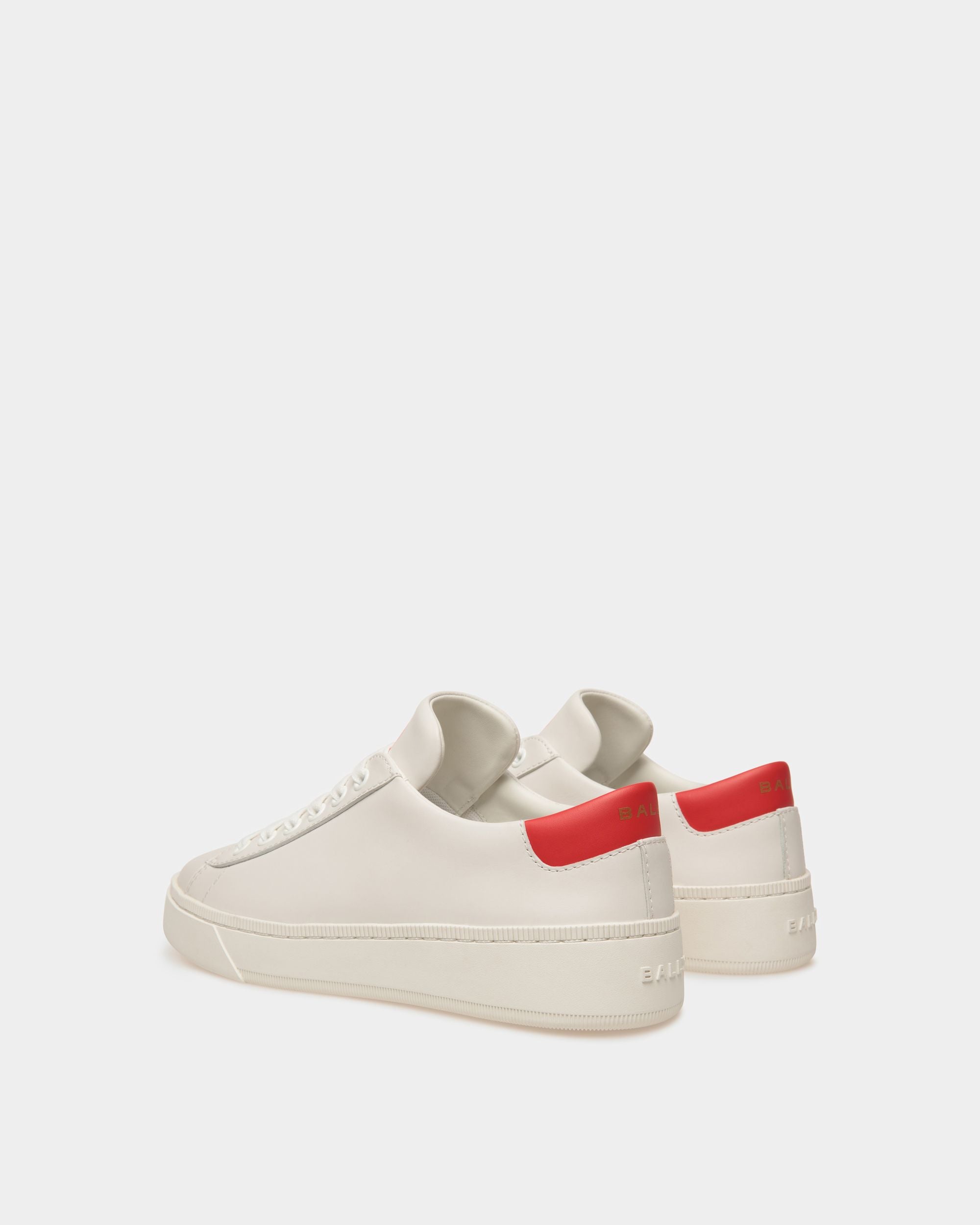 Sneaker Raise En Cuir Blanc - Femme - Bally - 02