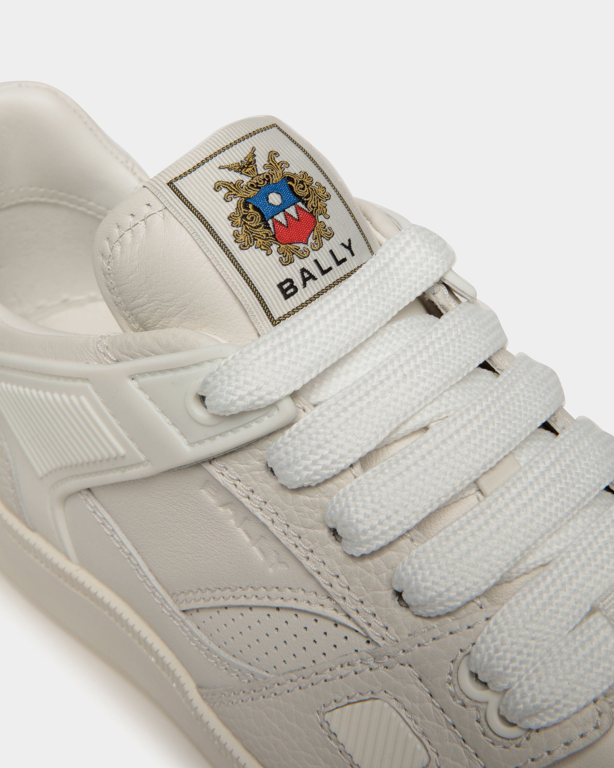 Sneaker Raise En Cuir Blanc - Femme - Bally - 05