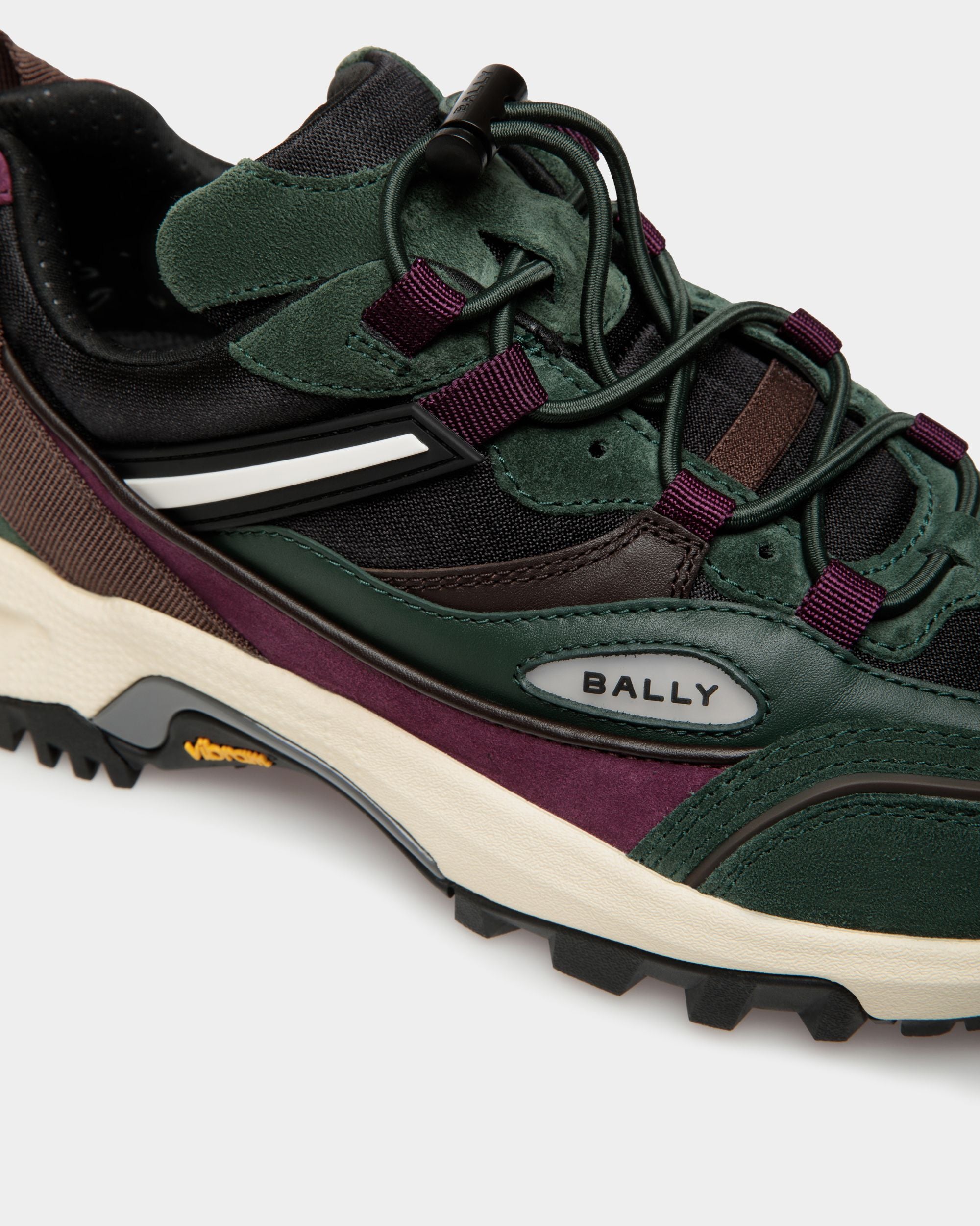 Faster Sneaker Aus Nylon In Bottle Green - Damen - Bally - 05