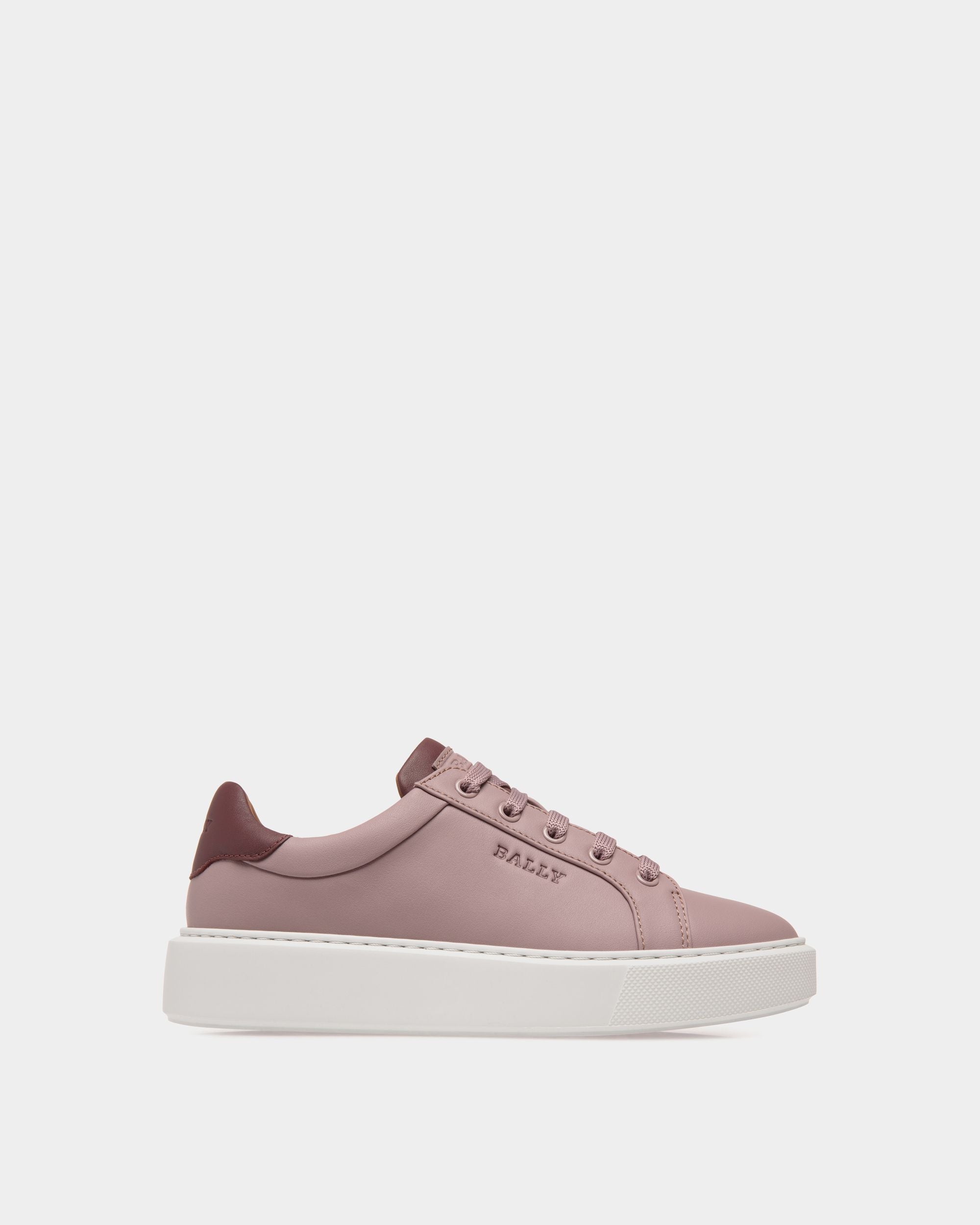 Sneaker in Pink Leather - Women's - Bally - 01