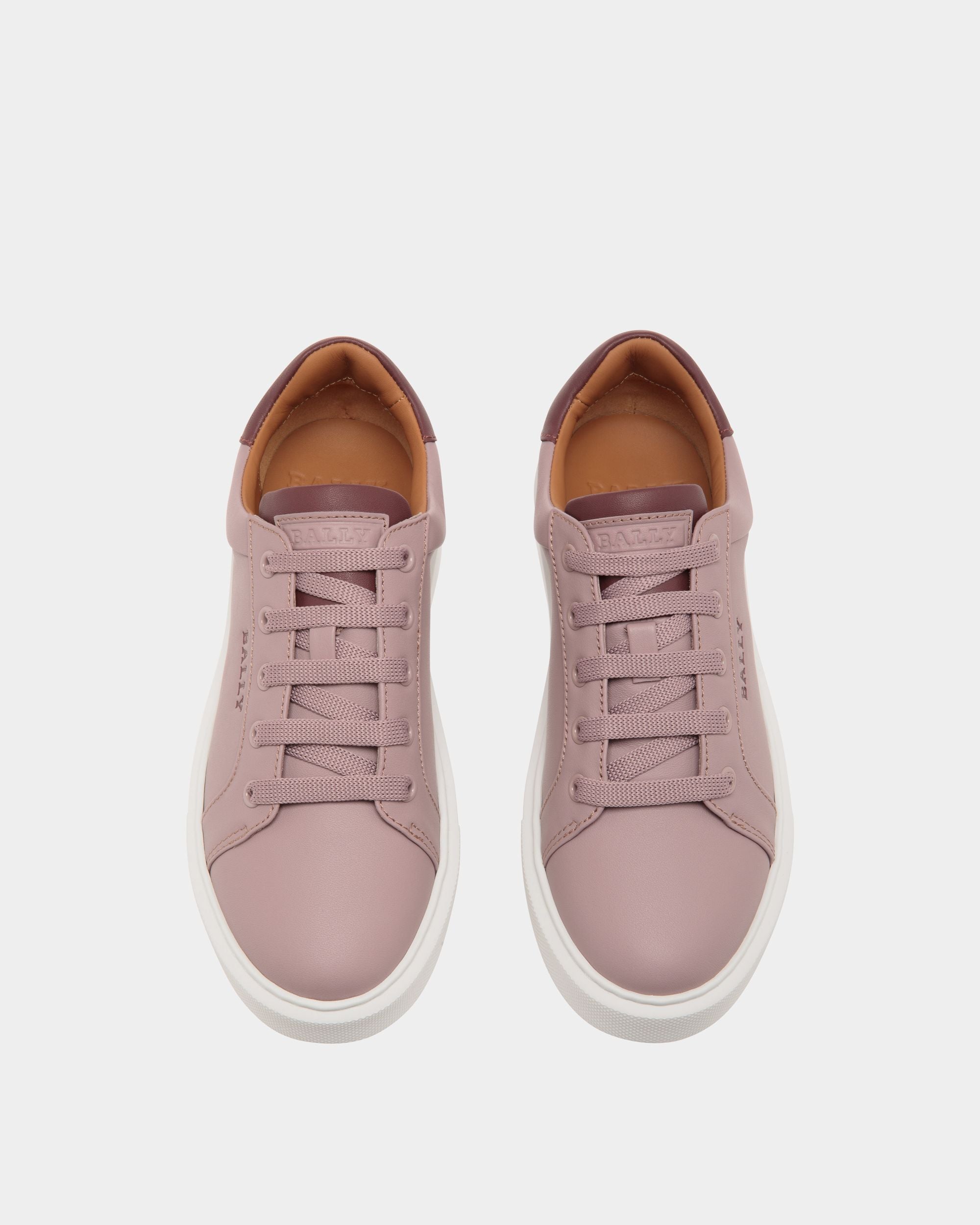 Sneaker in Pink Leather - Women's - Bally - 04