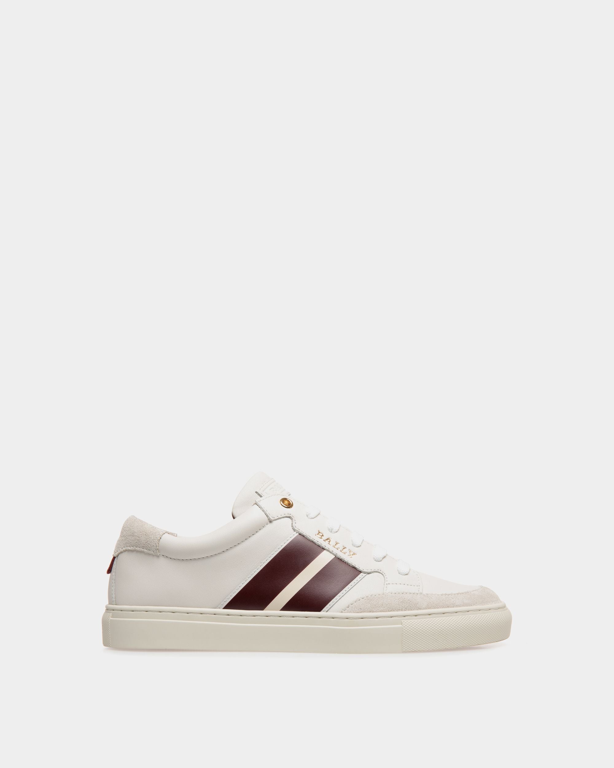 Sneaker In White  Leather - Femme - Bally - 01