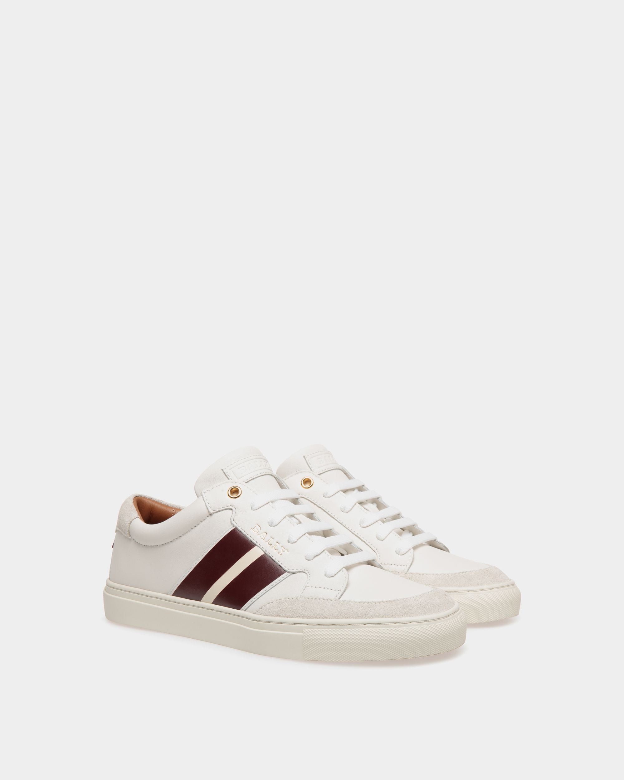Sneaker In White  Leather - Femme - Bally - 02