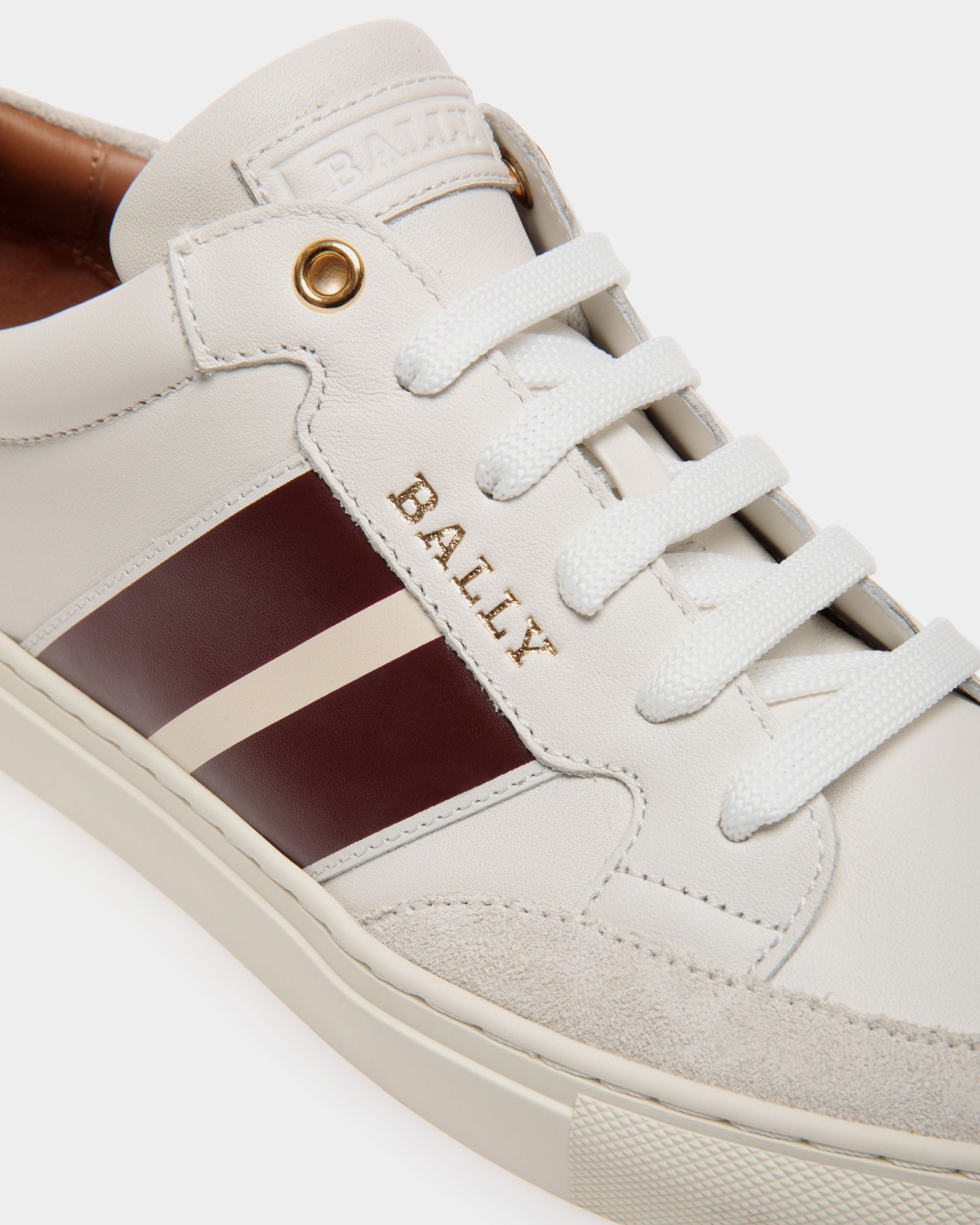 Sneaker In White  Leather - Femme - Bally - 05