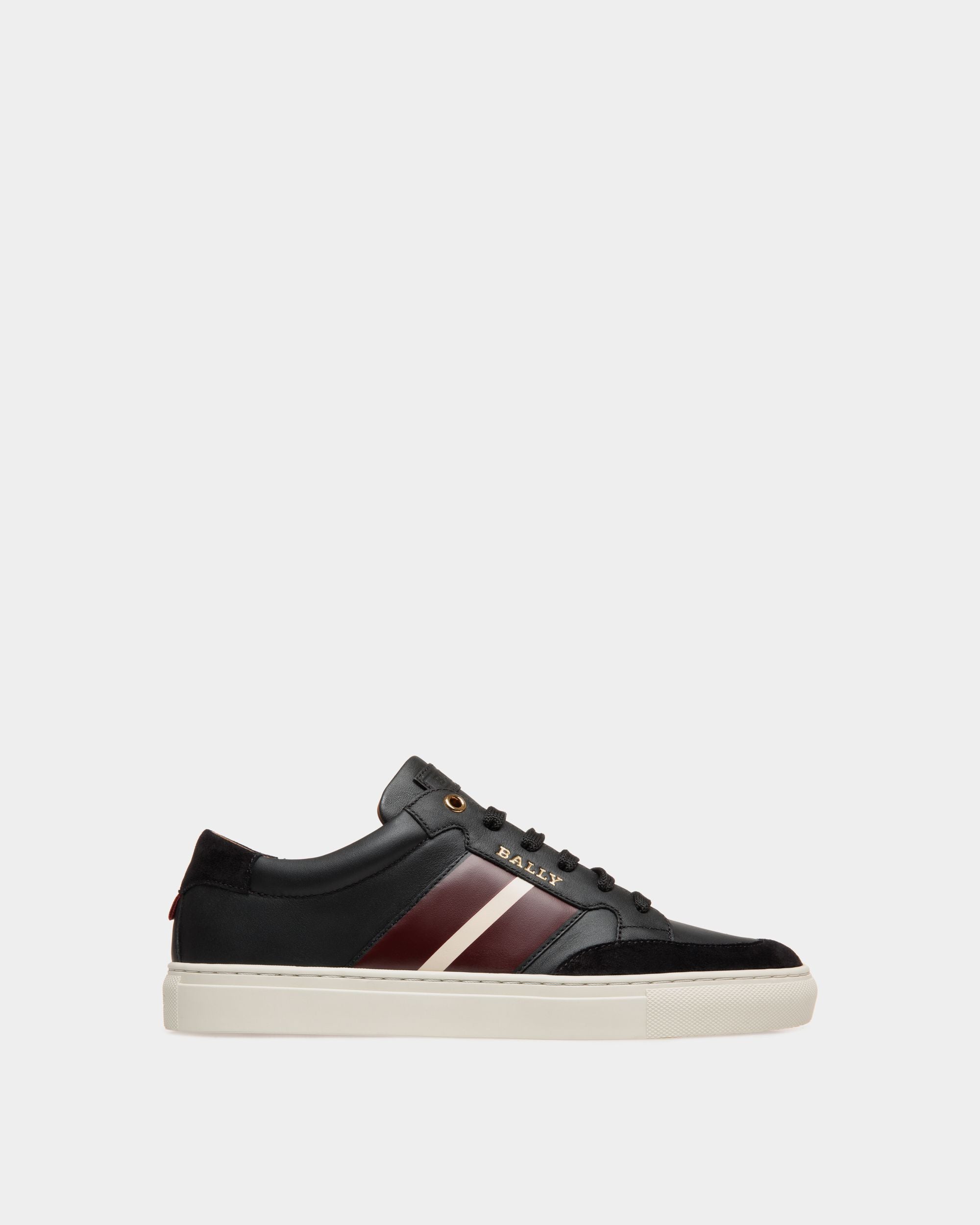Sneaker In Black  Leather - Damen - Bally - 01