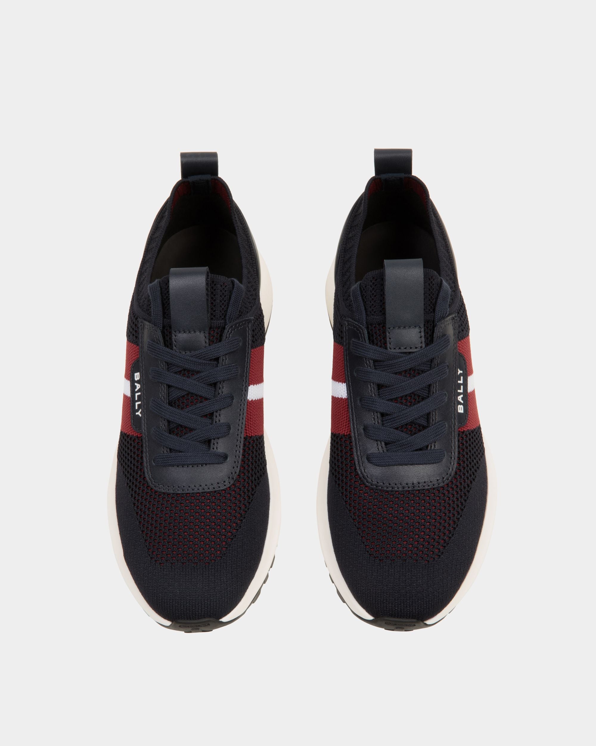 Sneaker Outline In Maglia Navy Blue - Donna - Bally - 05