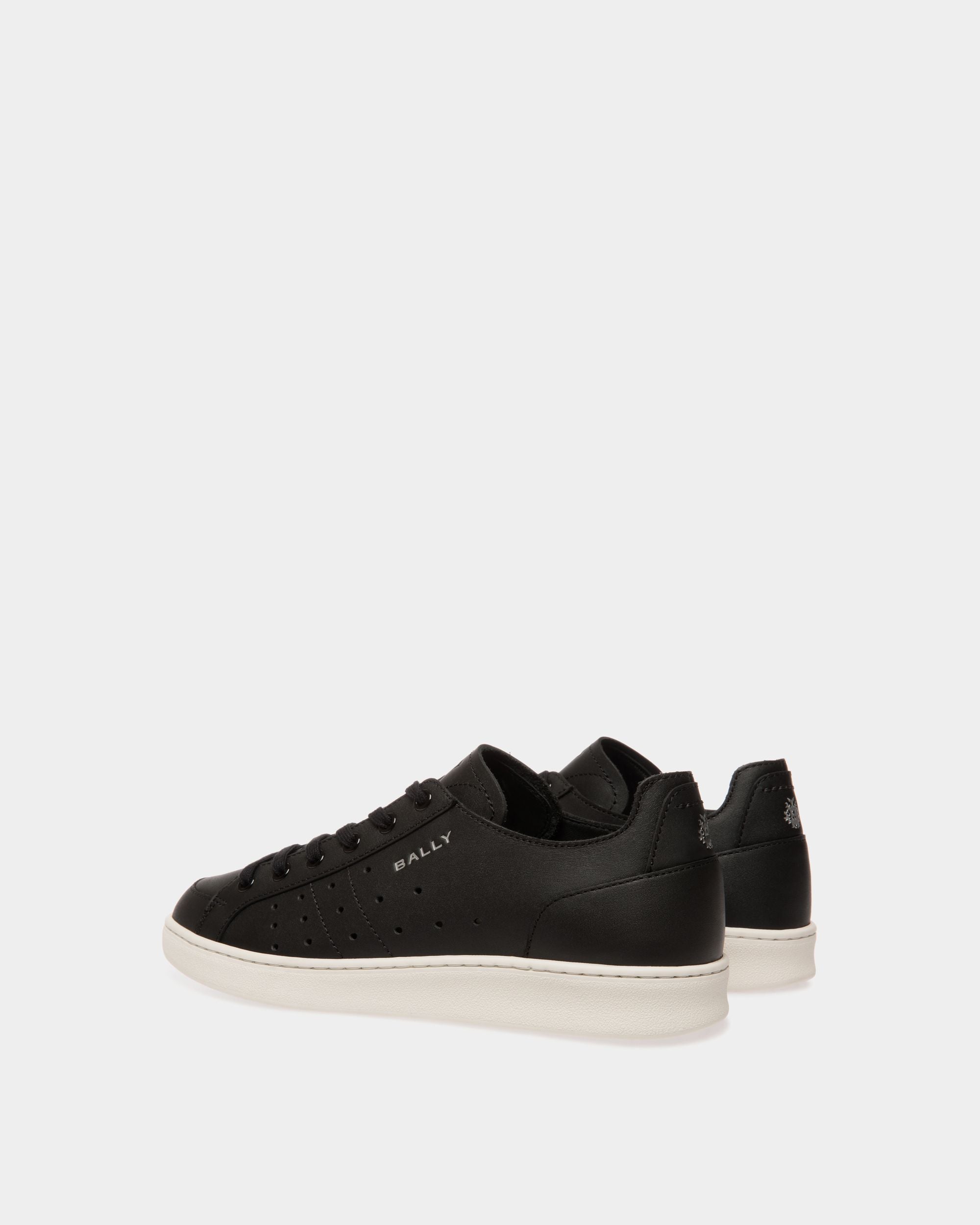 Sneakers Tennis Aus Leder In Schwarz - Damen - Bally - 03