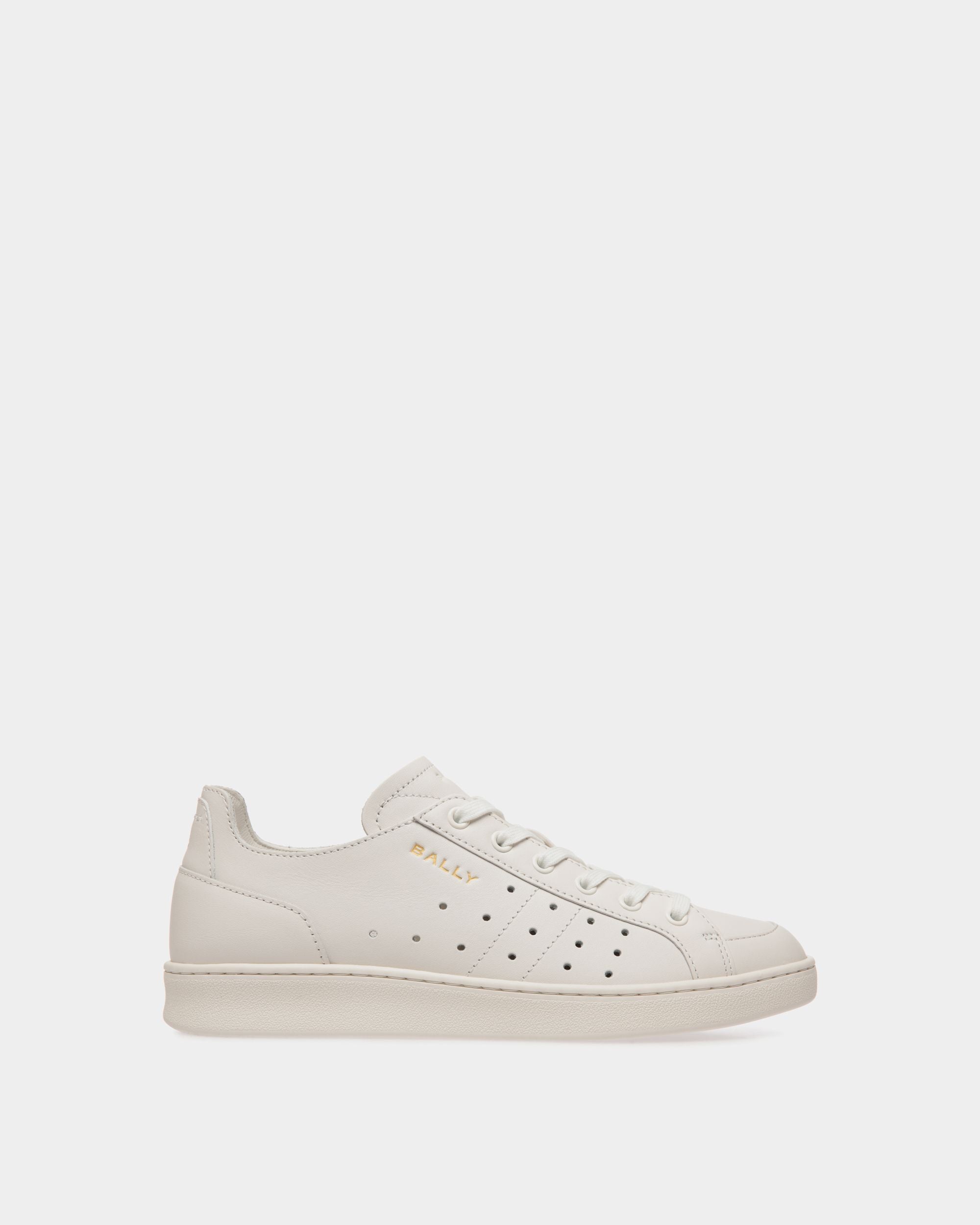 Sneakers Tennis Aus Leder In Weiß - Damen - Bally - 01