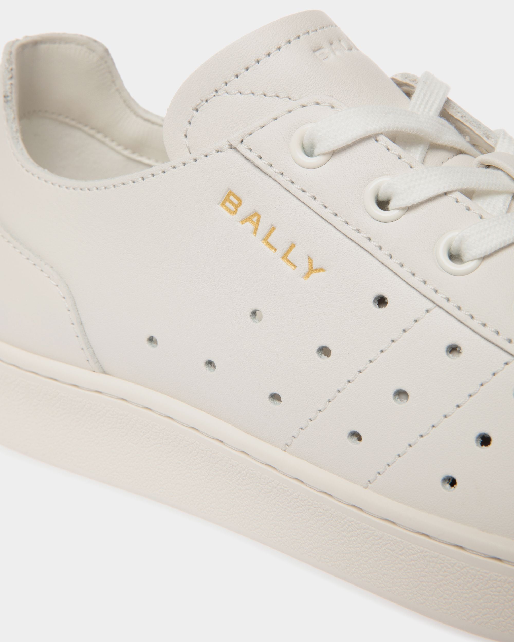 Sneakers Tennis Aus Leder In Weiß - Damen - Bally - 04