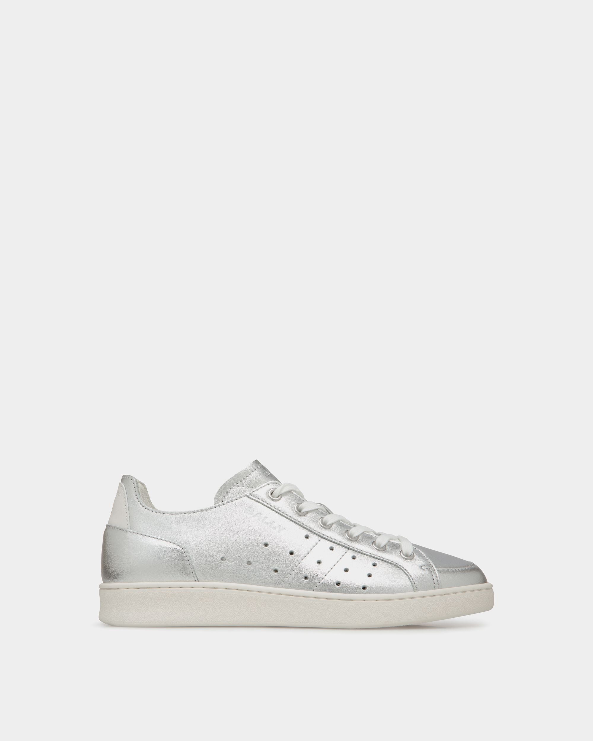 Tennis Sneaker In White Leather - Femme - Bally - 01