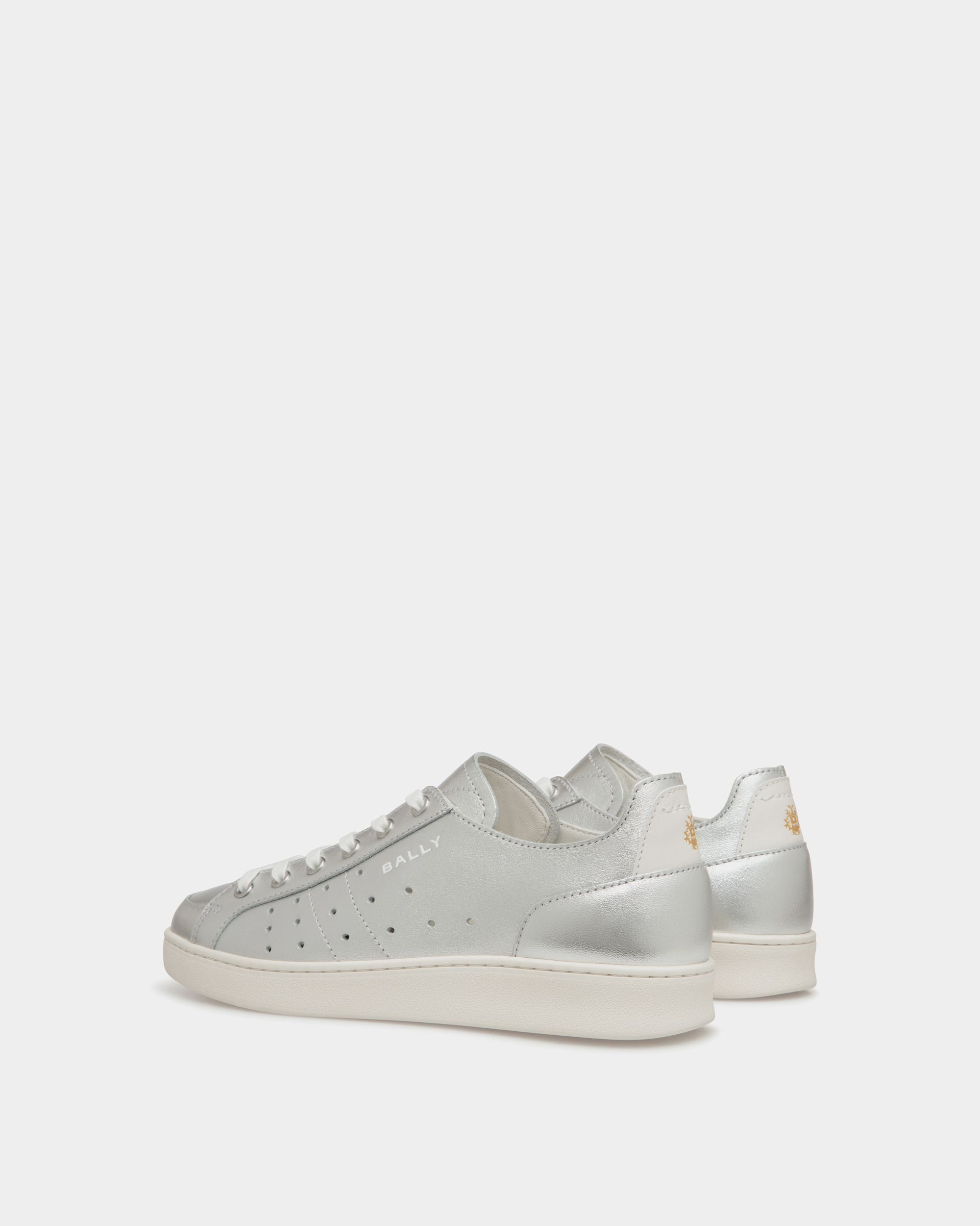 Tennis Sneaker In White Leather - Femme - Bally - 03