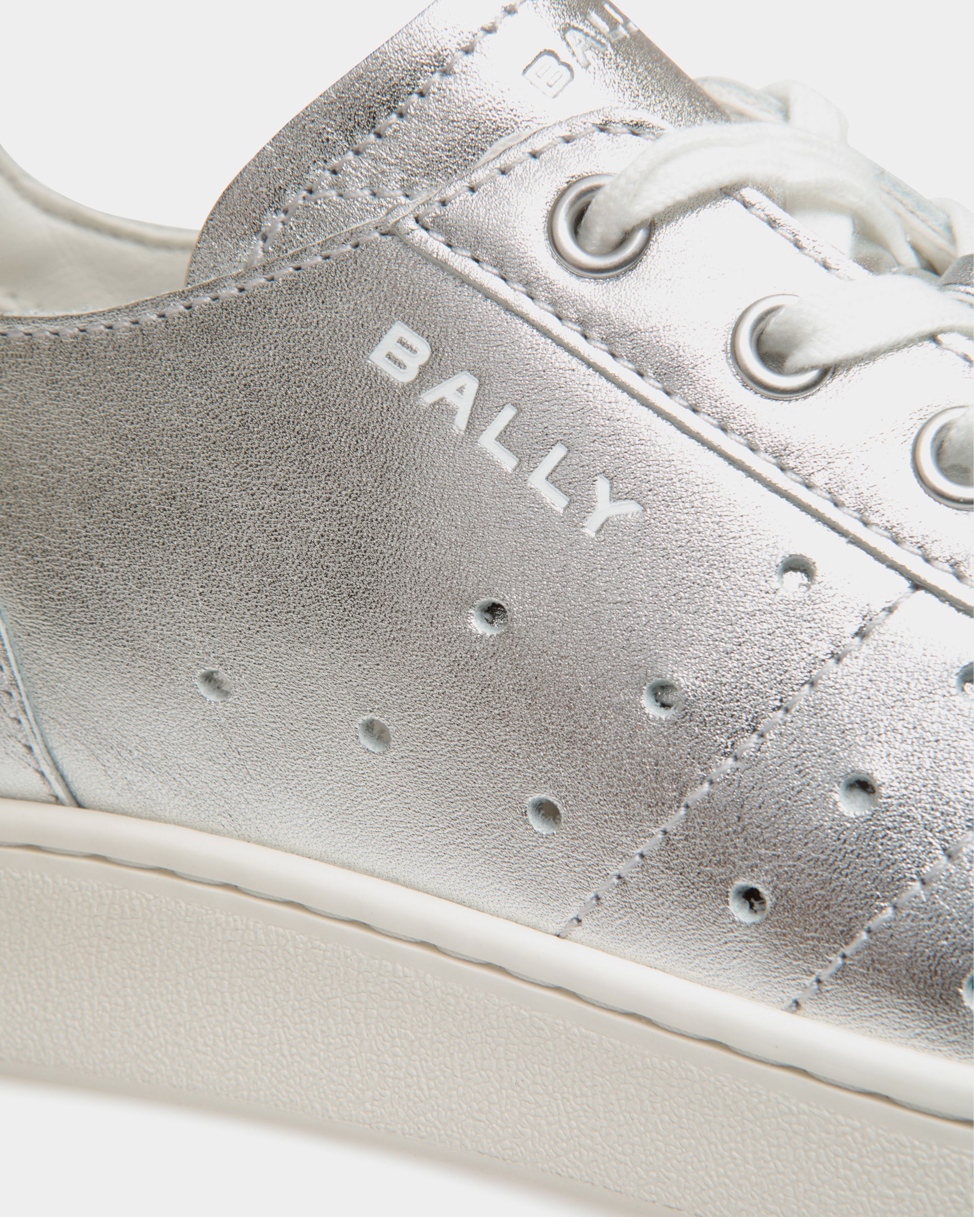 Tennis Sneaker In White Leather - Donna - Bally - 03