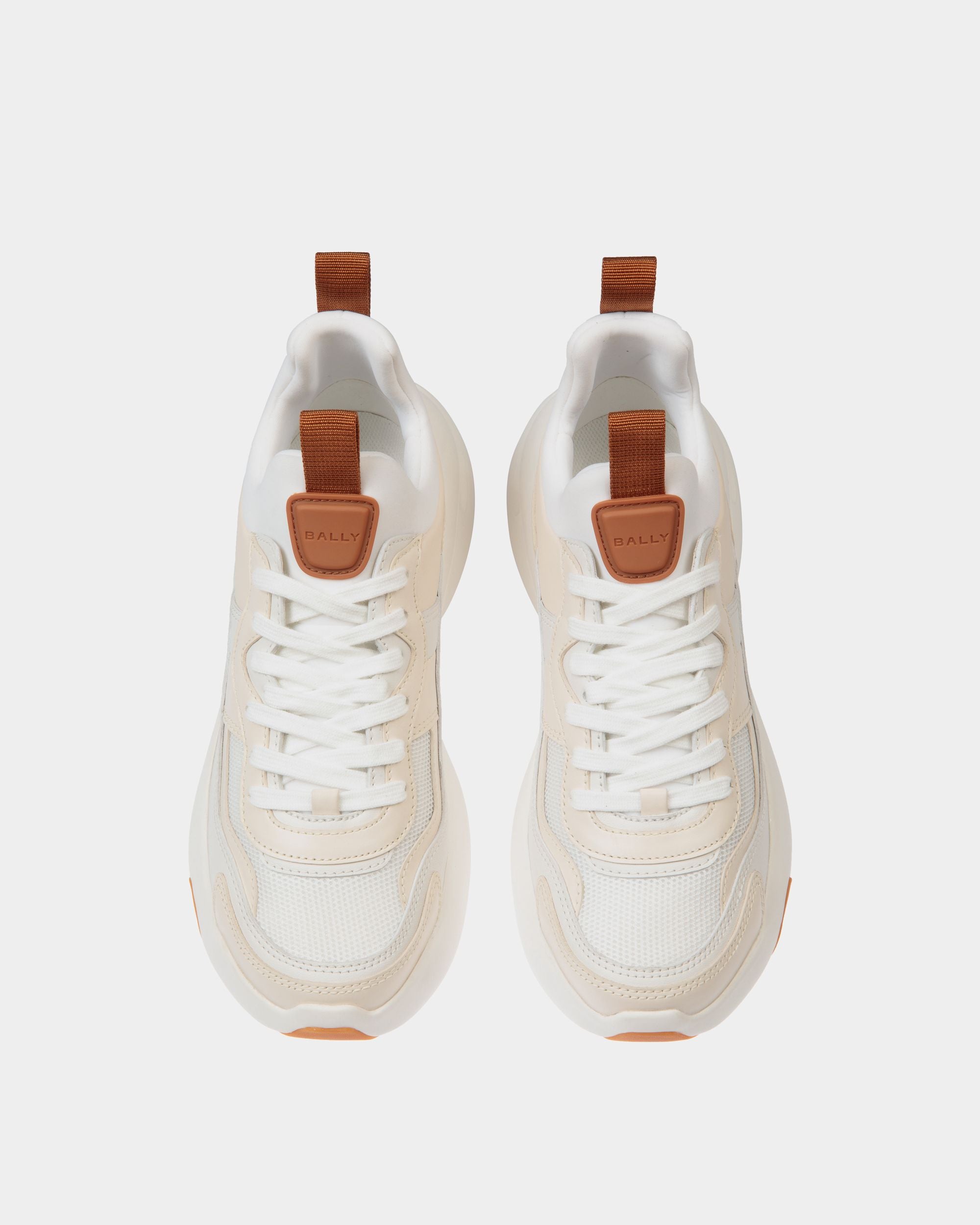 Dune Sneaker in White Leather - Women's - Bally - 05