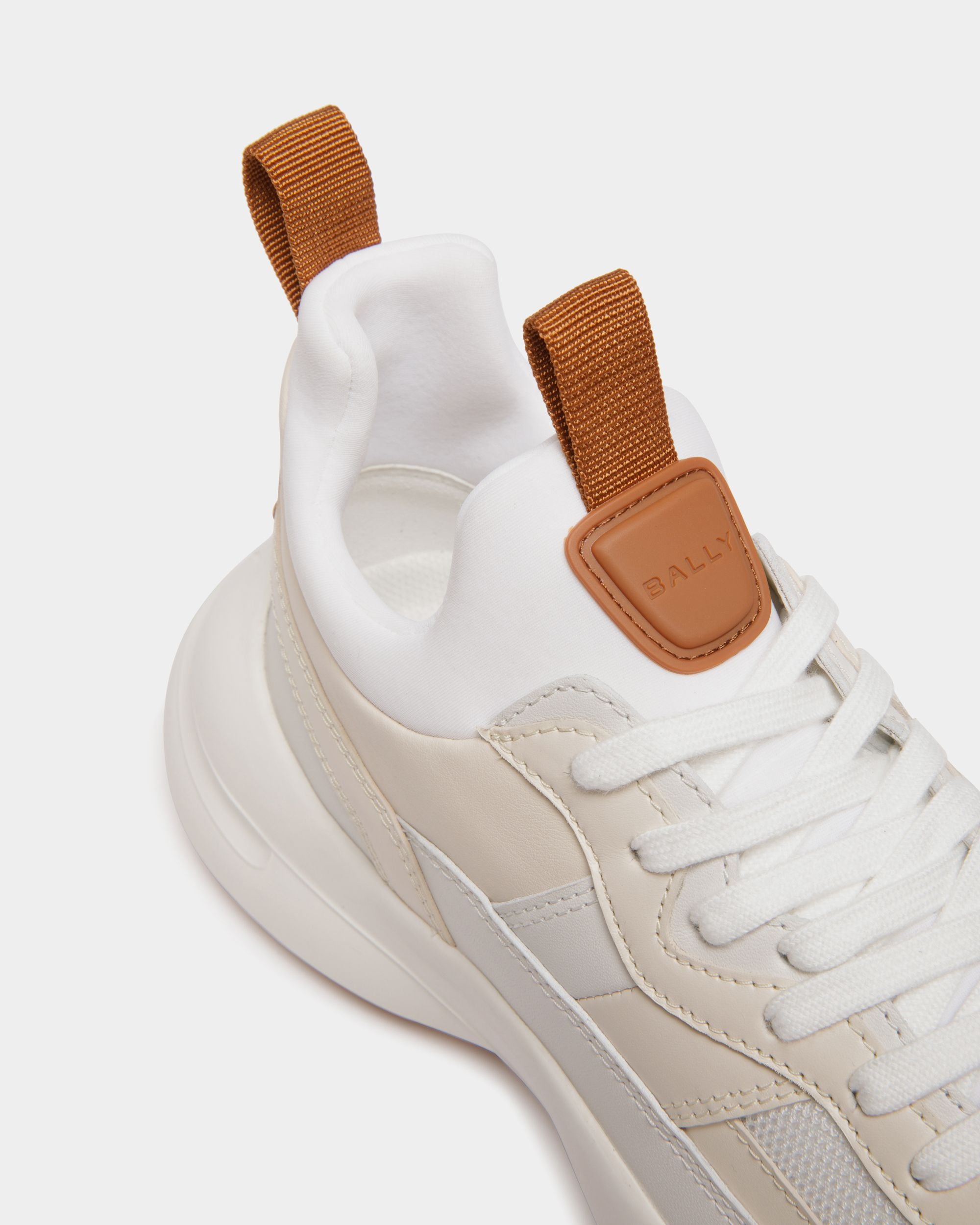 Dune Sneaker in White Leather - Women's - Bally - 06
