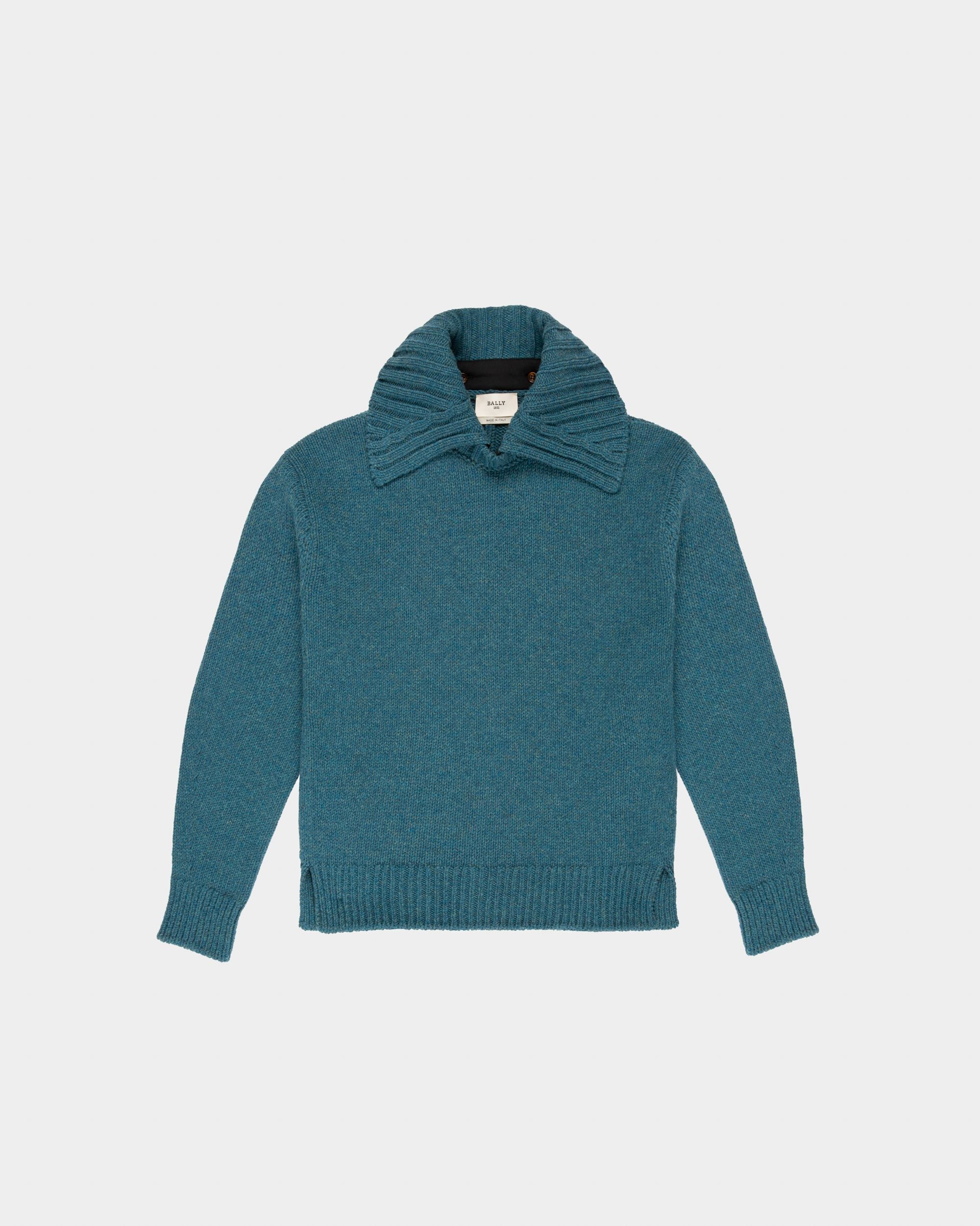 Damenpullover Aus Wolle In Grün - Damen - Bally - 04