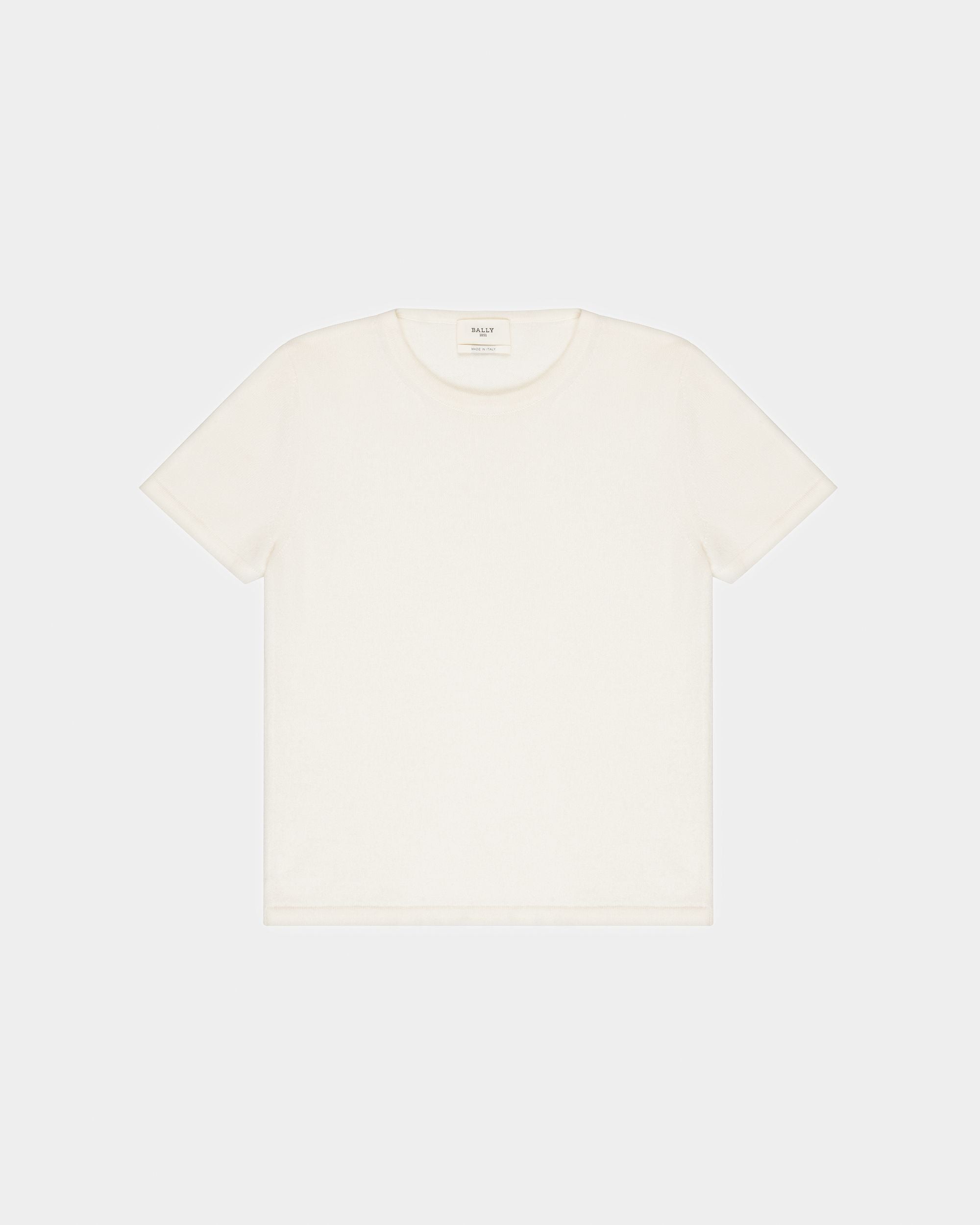 Gestricktes Kaschmir-T-Shirt - Damen - Bally - 05