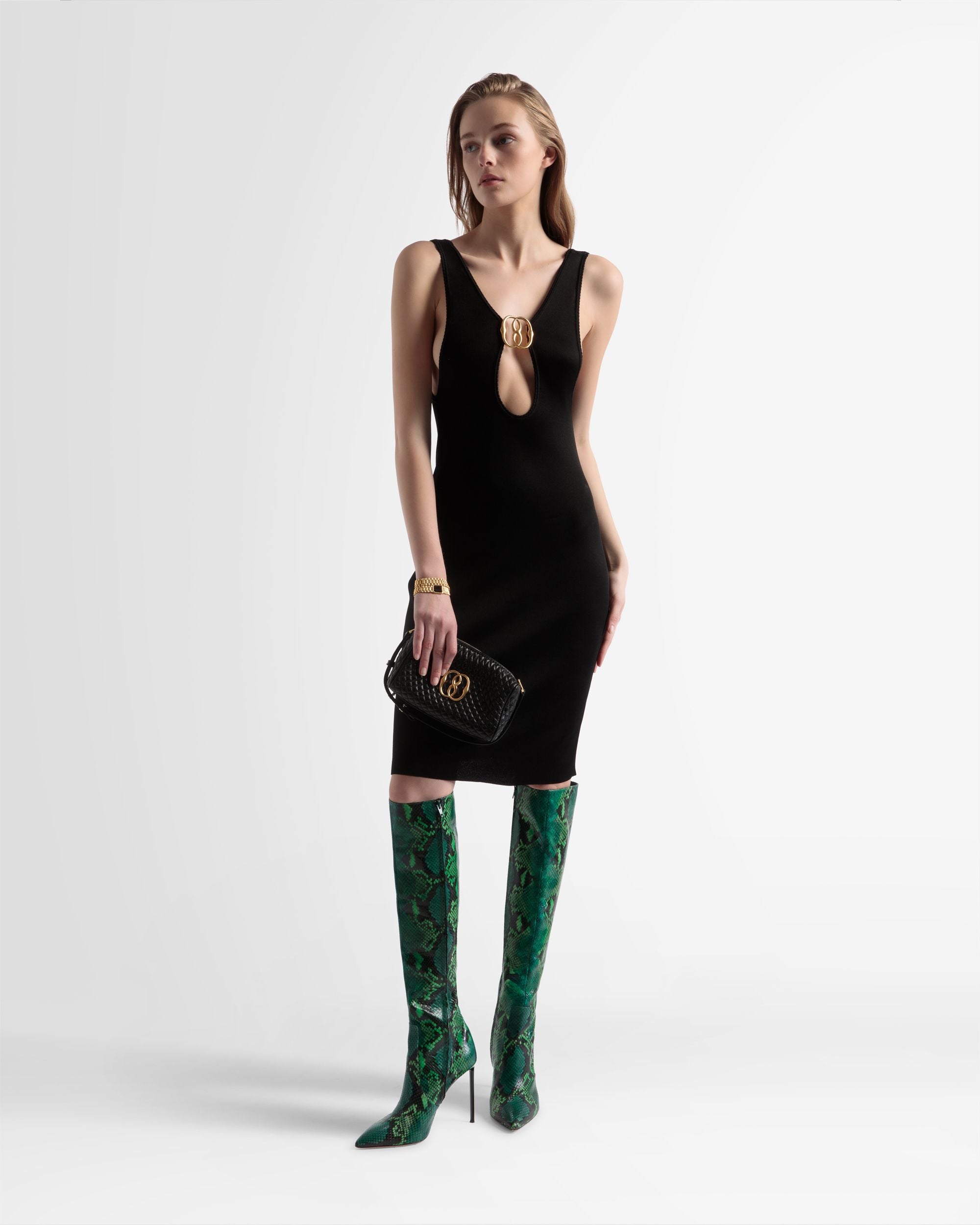 Robe En Maille Dos Nu - Femme - Bally - 01
