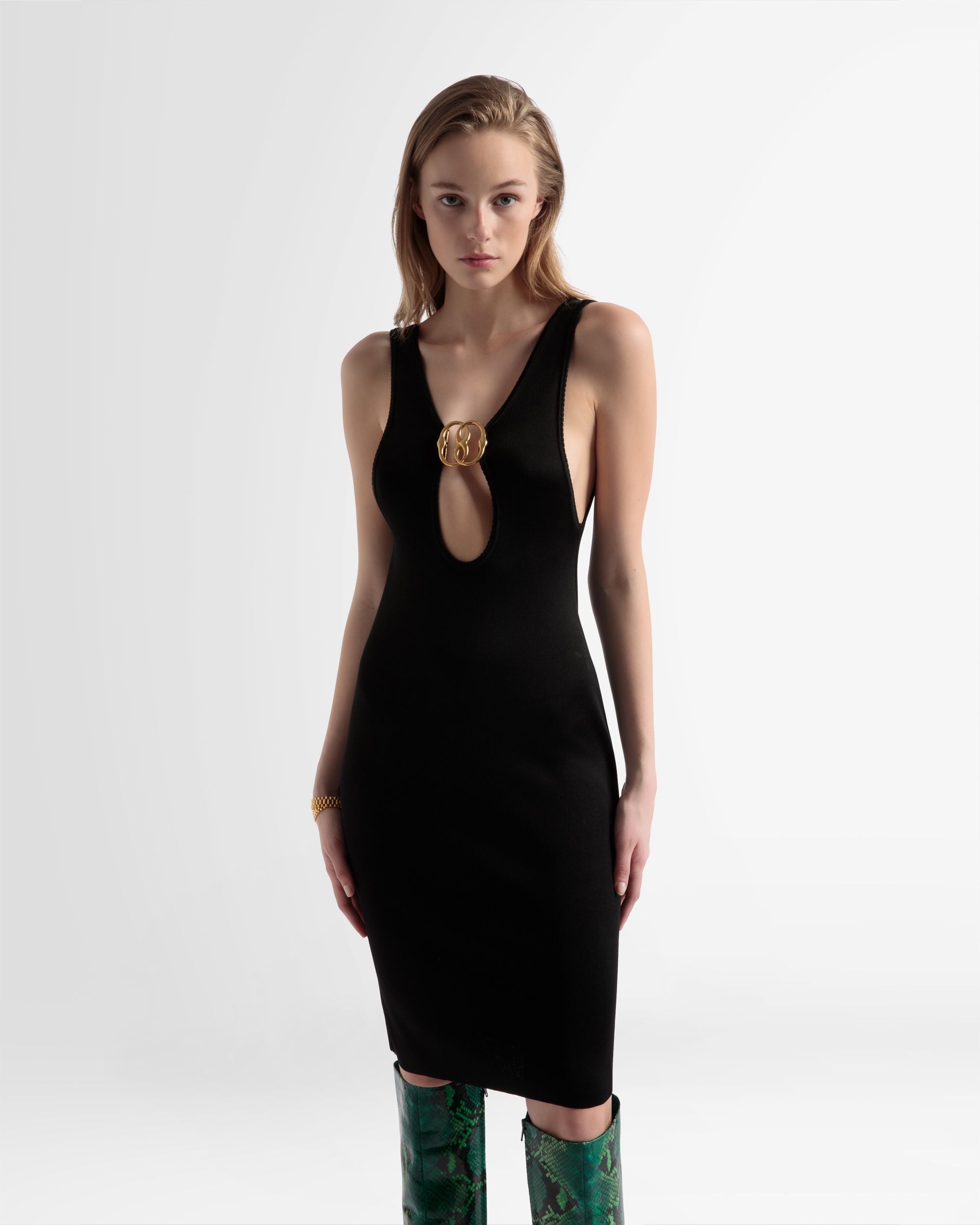 Robe En Maille Dos Nu - Femme - Bally - 02