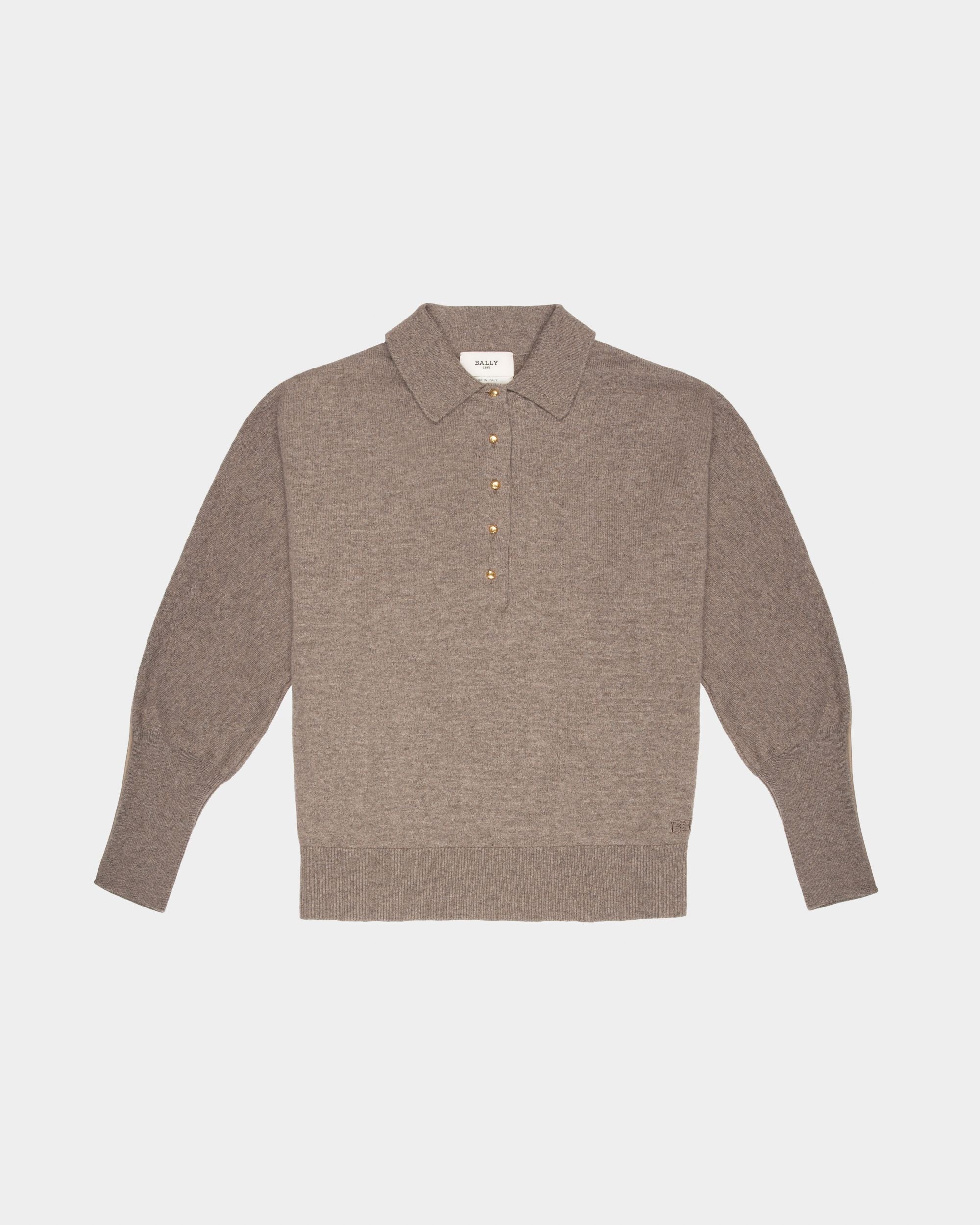 Pullover Aus Beigefarbenem Kaschmir - Damen - Bally - 01