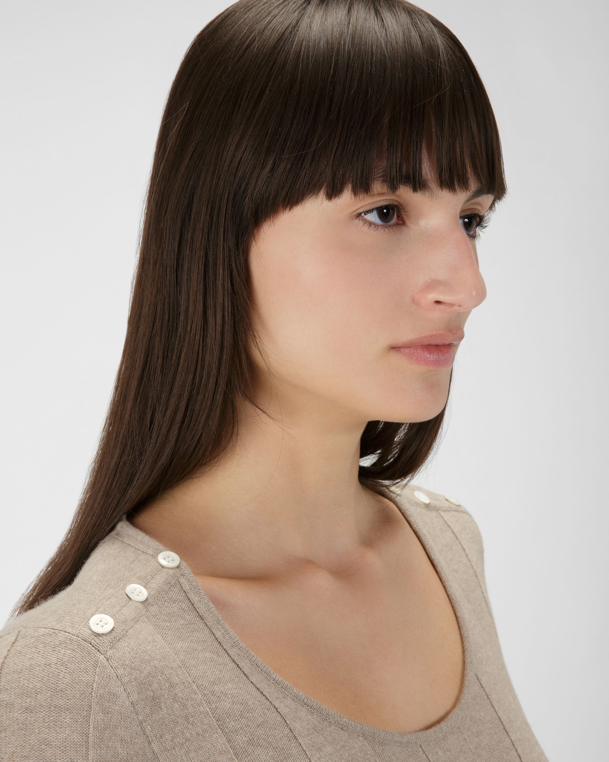 Pull En Laine Beige - Femme - Bally - 02
