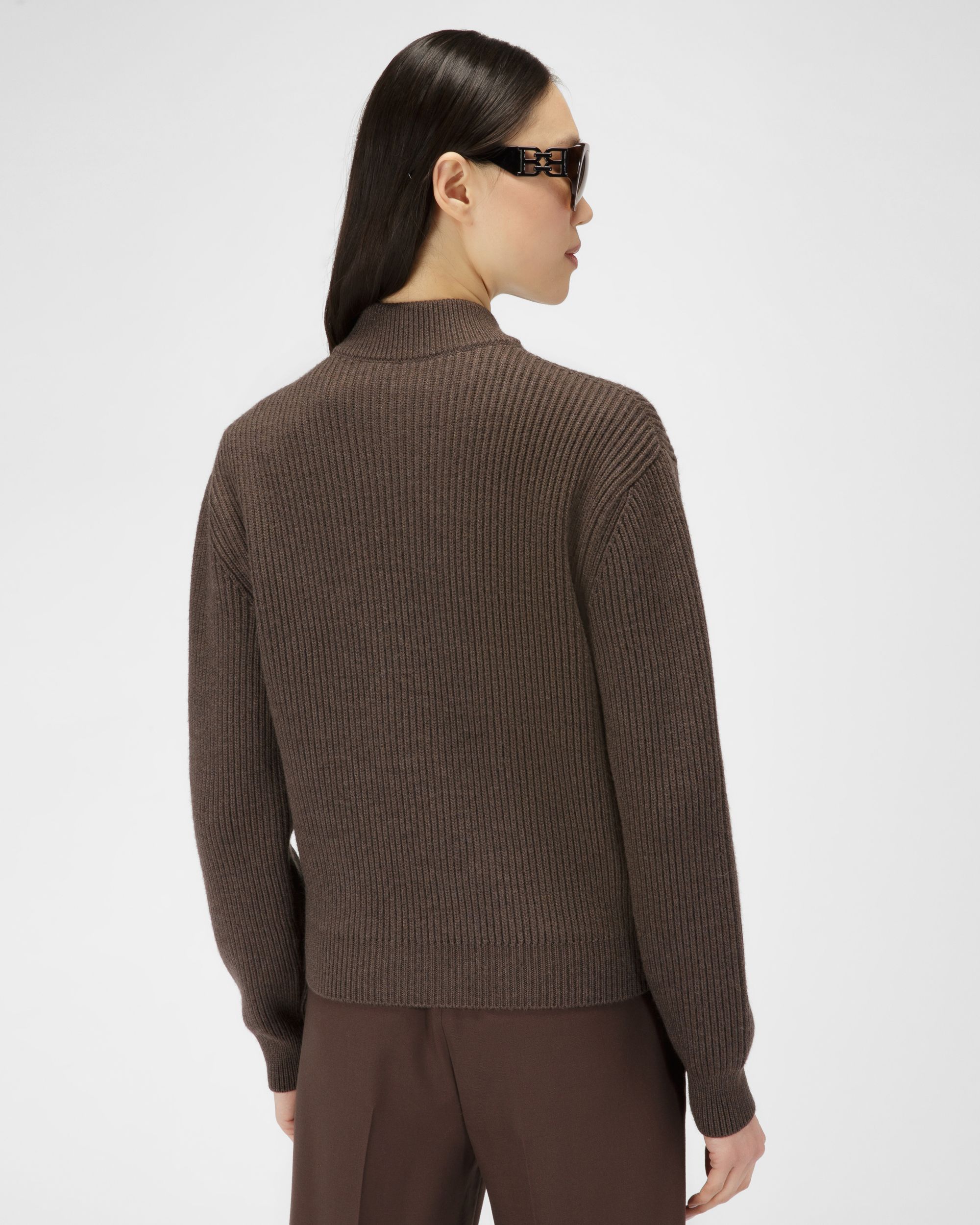Jacke Aus Militärgrüner Wolle - Damen - Bally - 03