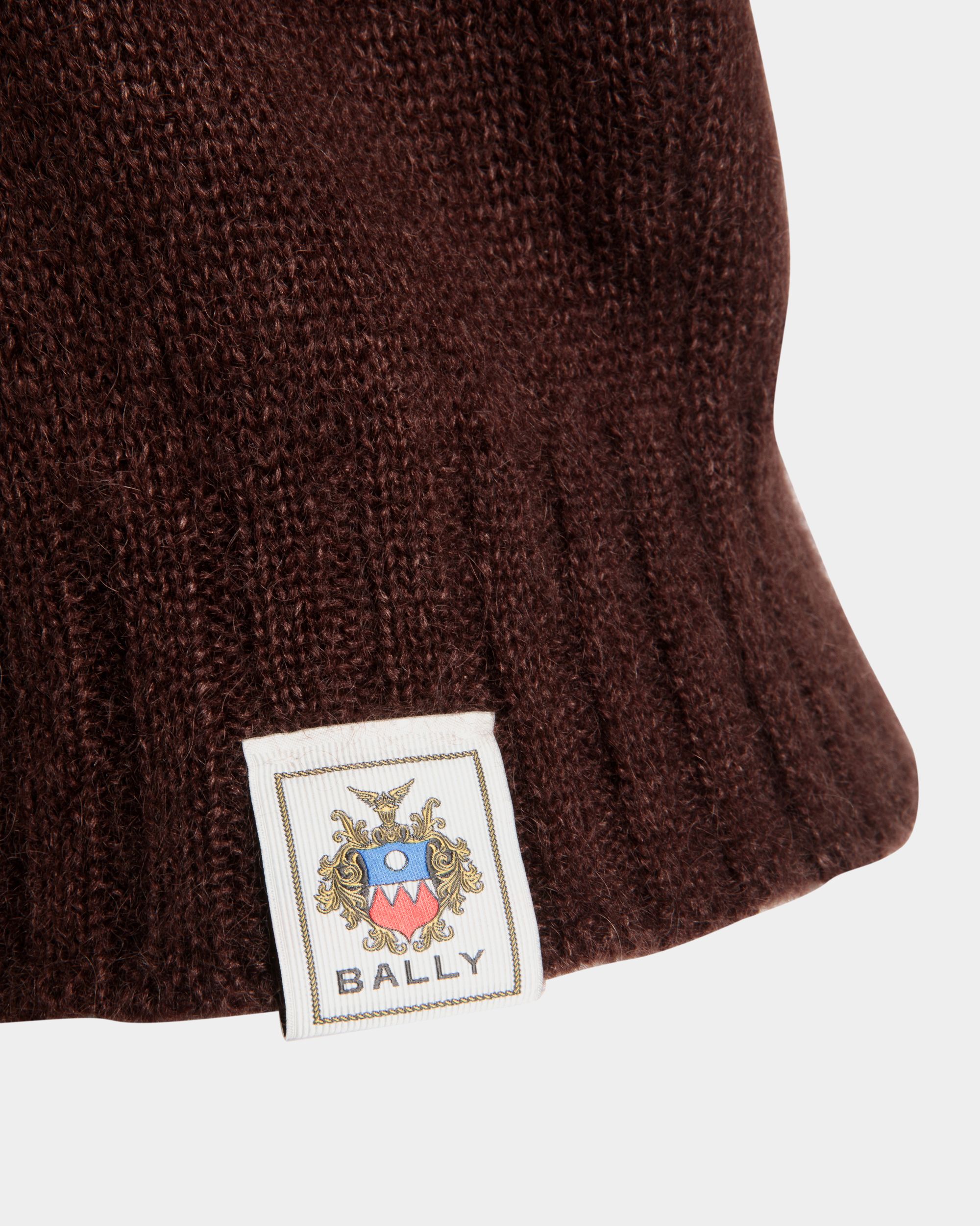 Weste Aus Mohair Und Seide In Braun - Damen - Bally - 02