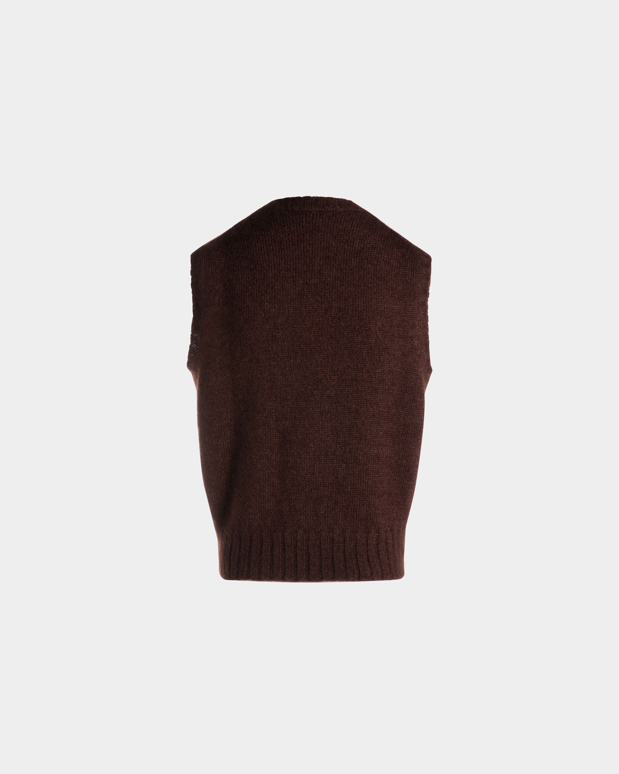 Weste Aus Mohair Und Seide In Braun - Damen - Bally - 03
