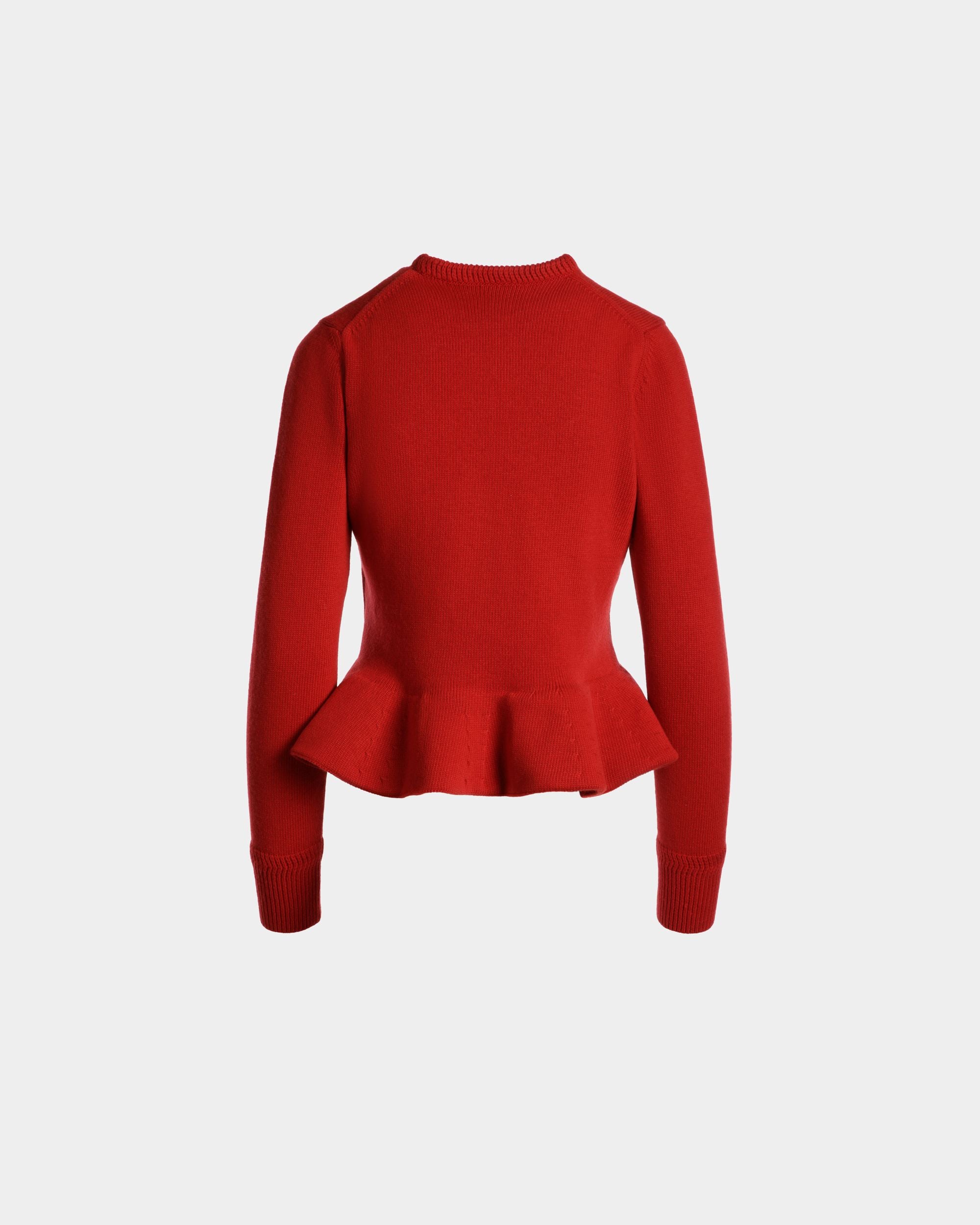 Top In Maglia Di Lana Rossa - Donna - Bally - 03